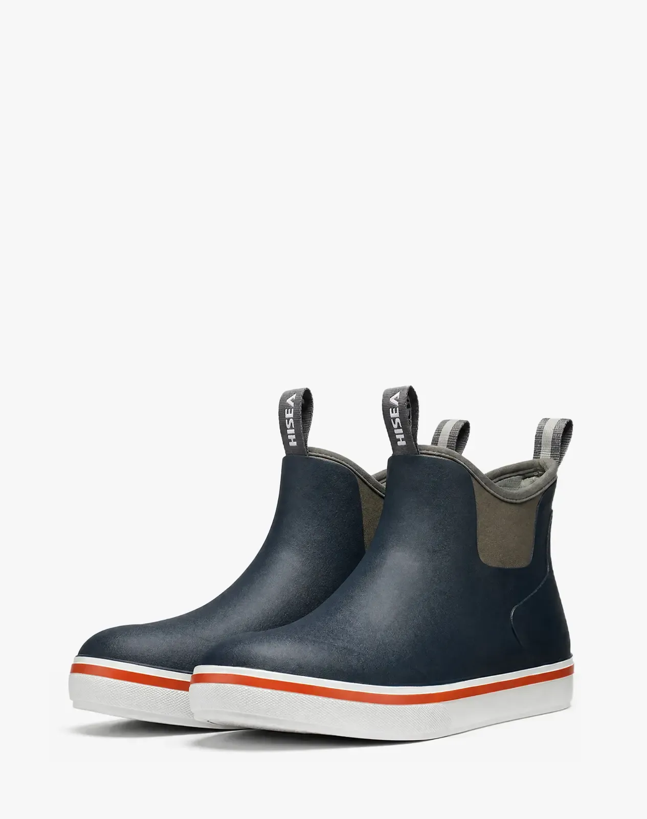 Navy Men's Rubber Deck Boots for XSX121CP image 3