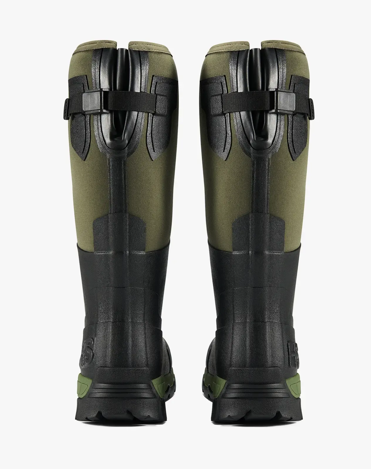 Green Men's Waterproof Neoprene Rubber Rain Boots for XSX122CP image 4