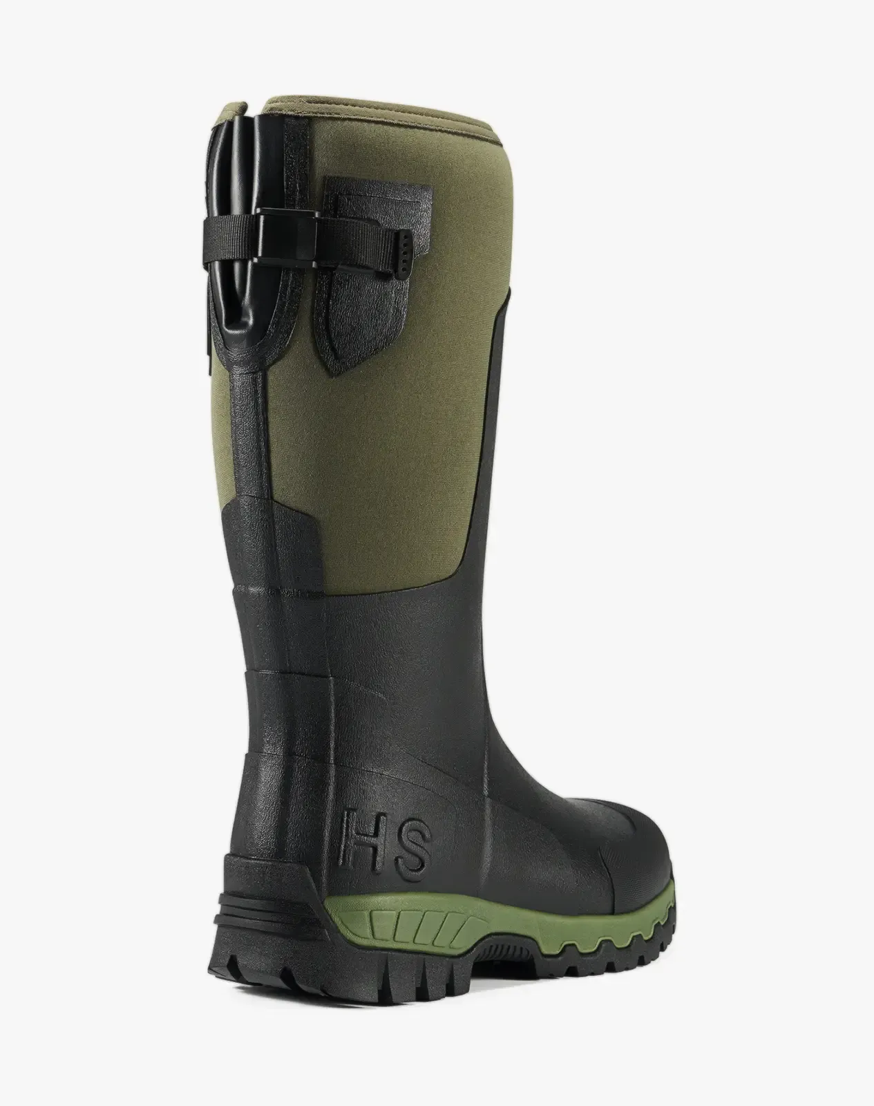 Green Men's Waterproof Neoprene Rubber Rain Boots for XSX122CP image 5