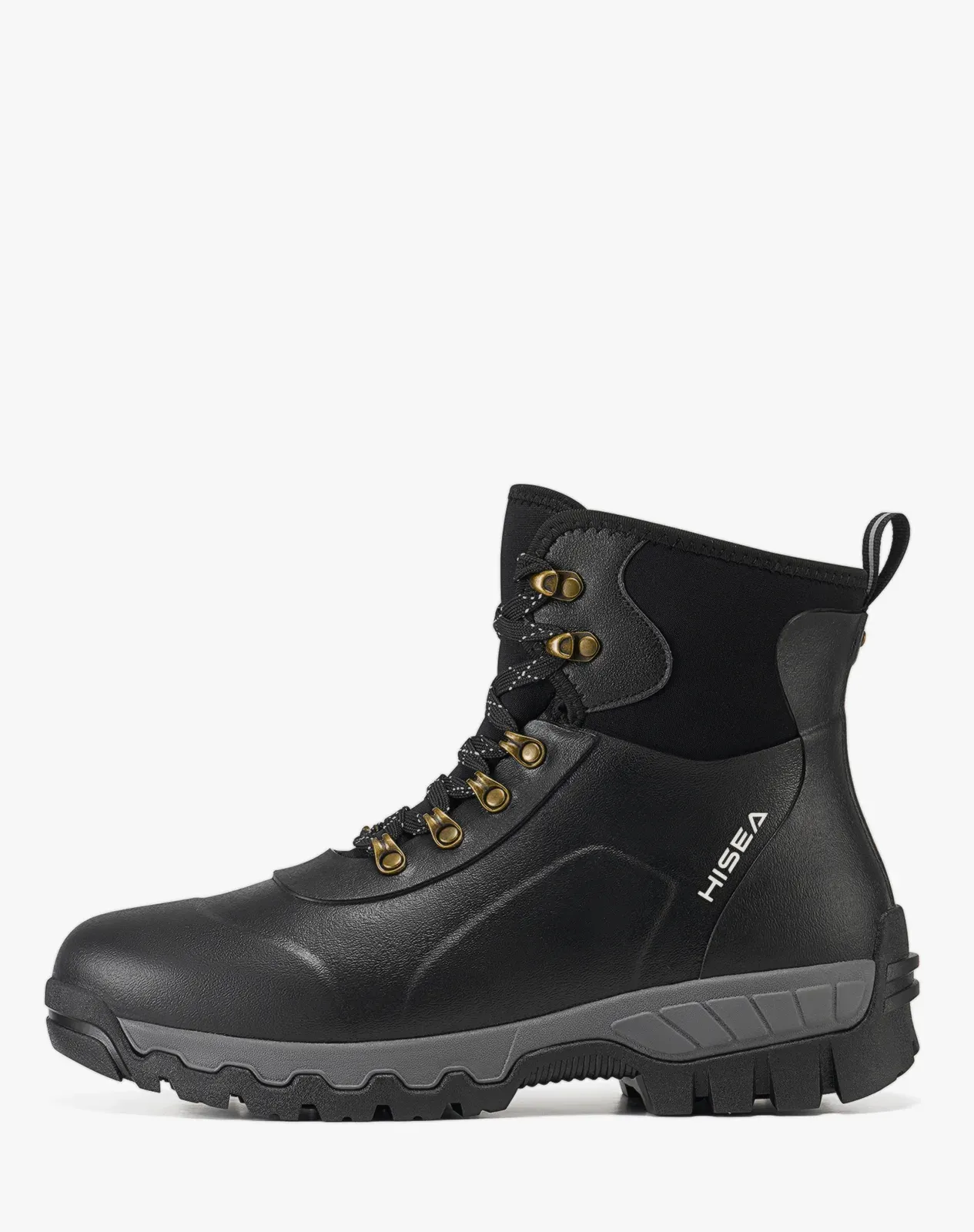 Black Men's Waterproof Casual Nubuck Rain Boots for XSX123CP image 1