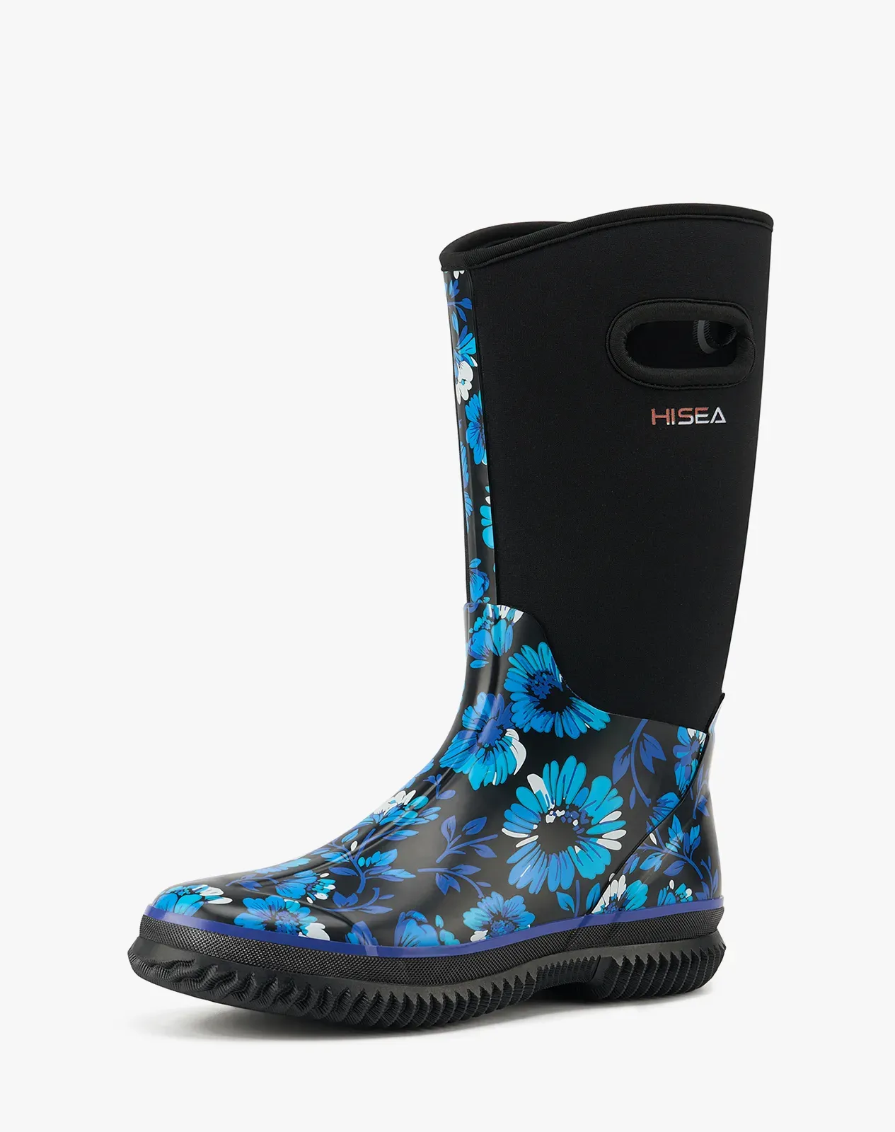 Printed 1 Women's Mid-Calf Neoprene Rubber Rain Boots for XSX126WCP image 2