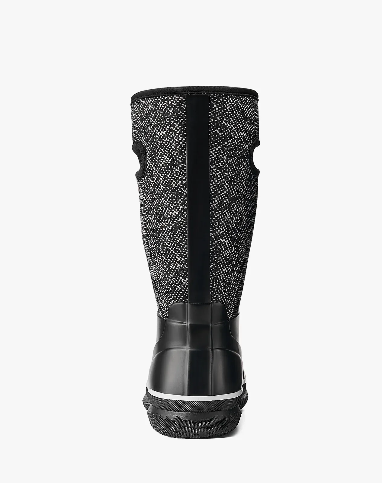 White Women's Mid-Calf Neoprene Rubber Rain Boots for XSX126WCP image 4