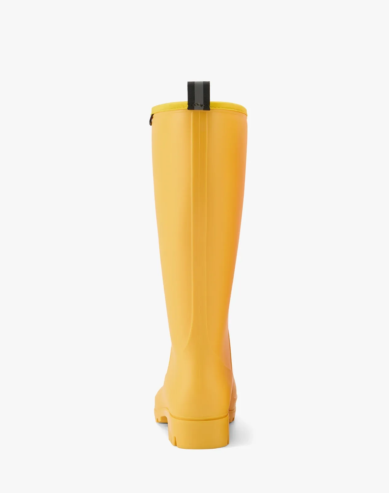 Yellow Women's Matte High-Calf Wide-Calf PVC Rain Boots for XSX127WCP image 4