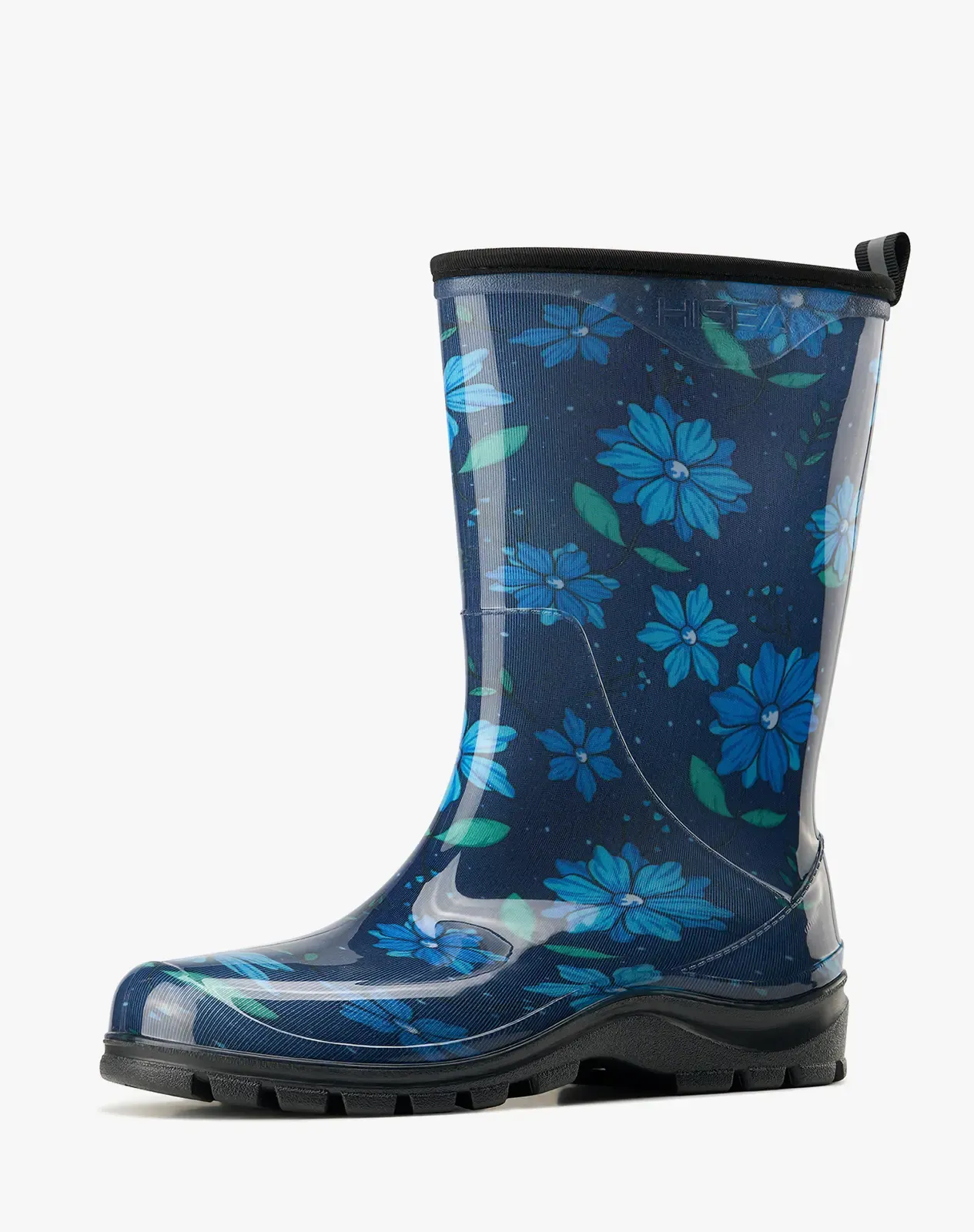 Women's Printed Mid-Calf PVC Rain Boots for XSX128WCP image 2