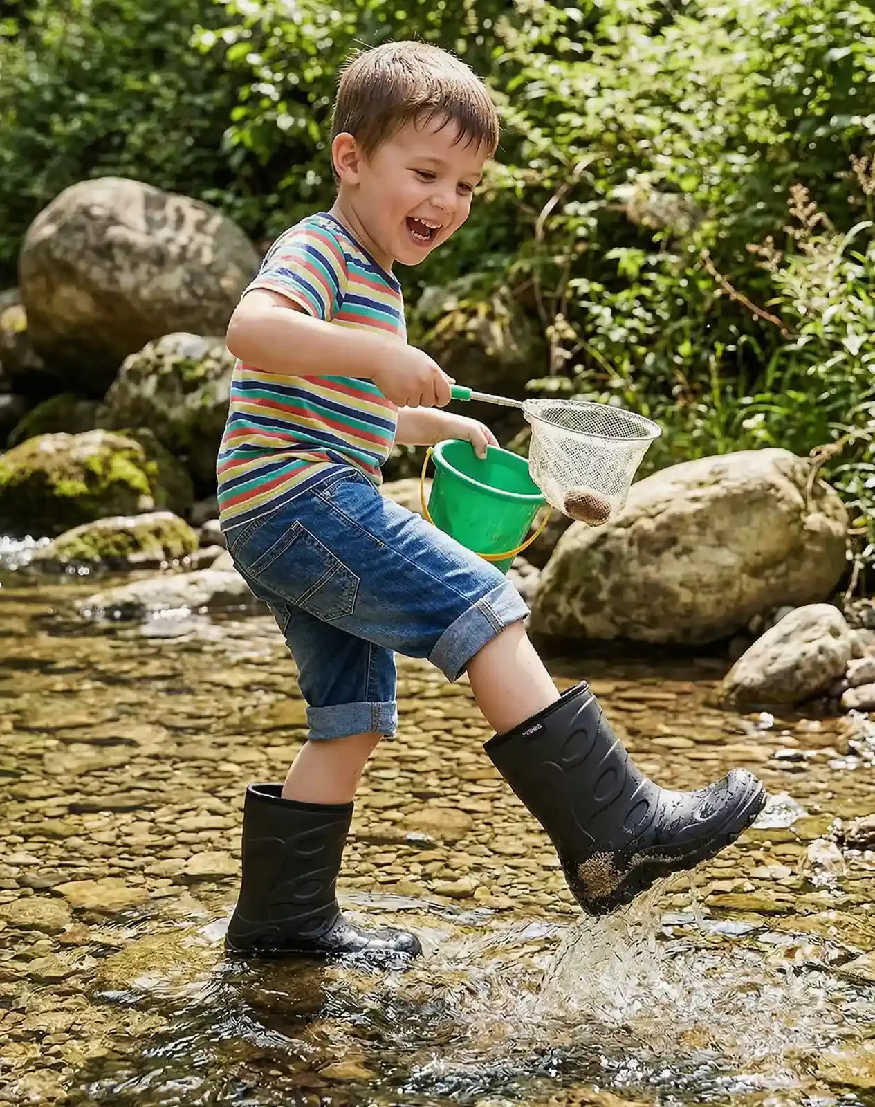 Kids' TPR Rain Boots for XSX129KCP image 6