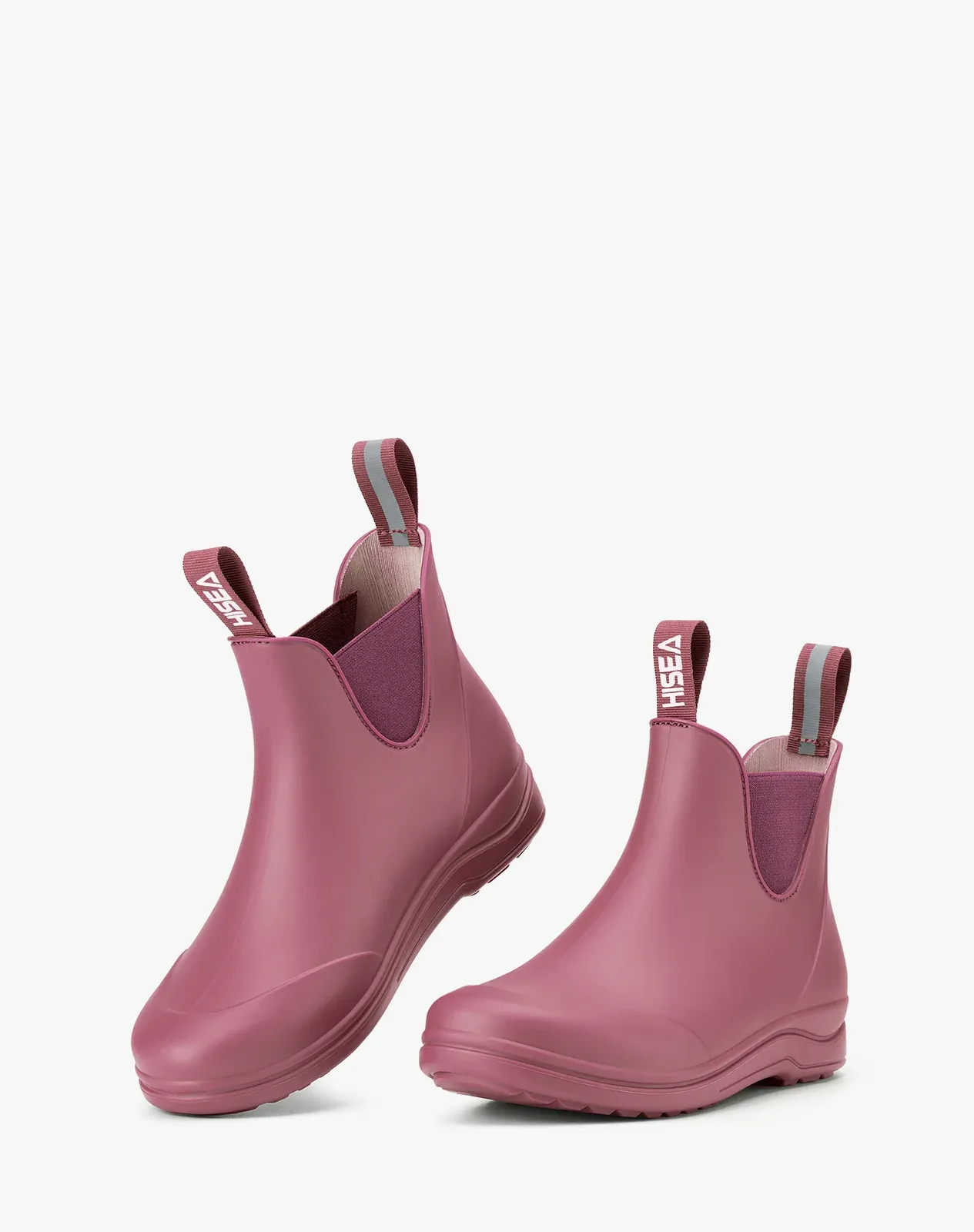 Pink Women's Casual PVC Garden Rain Boots for XSX130WCP image 5