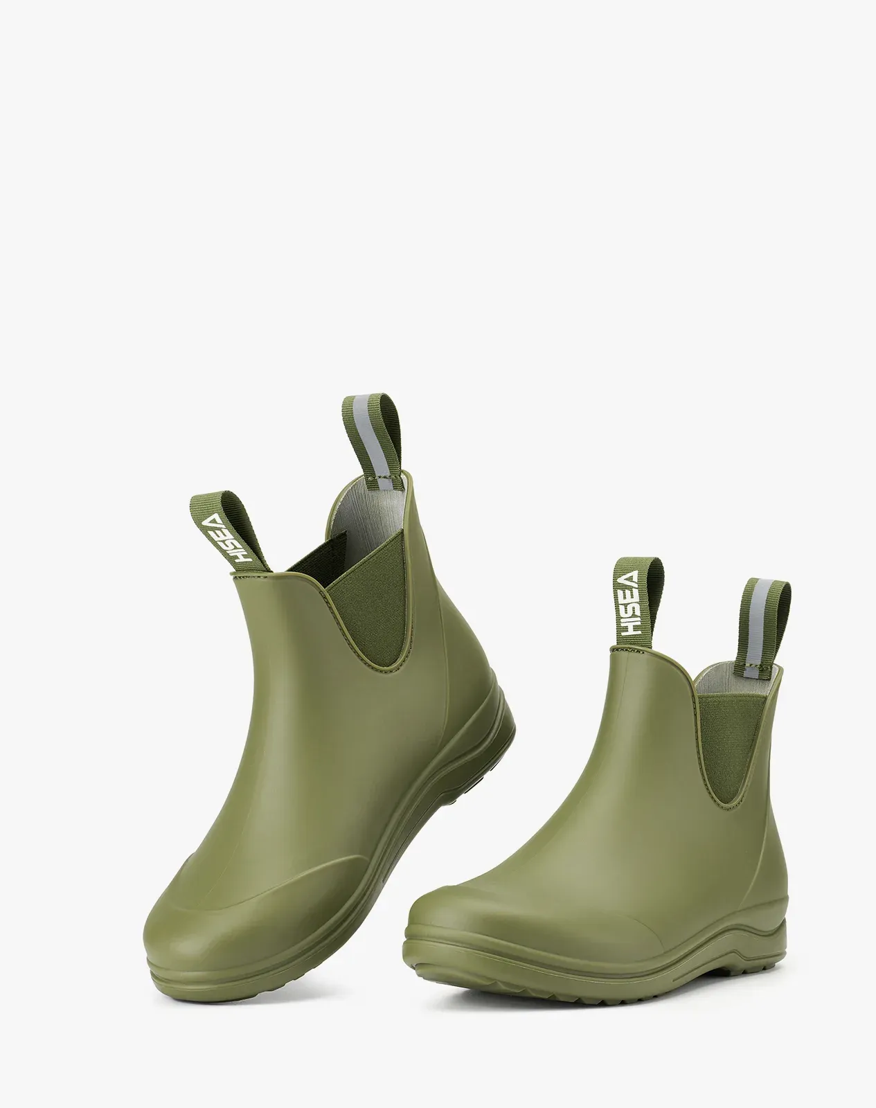 Green Women's Casual PVC Garden Rain Boots for XSX130WCP image 5