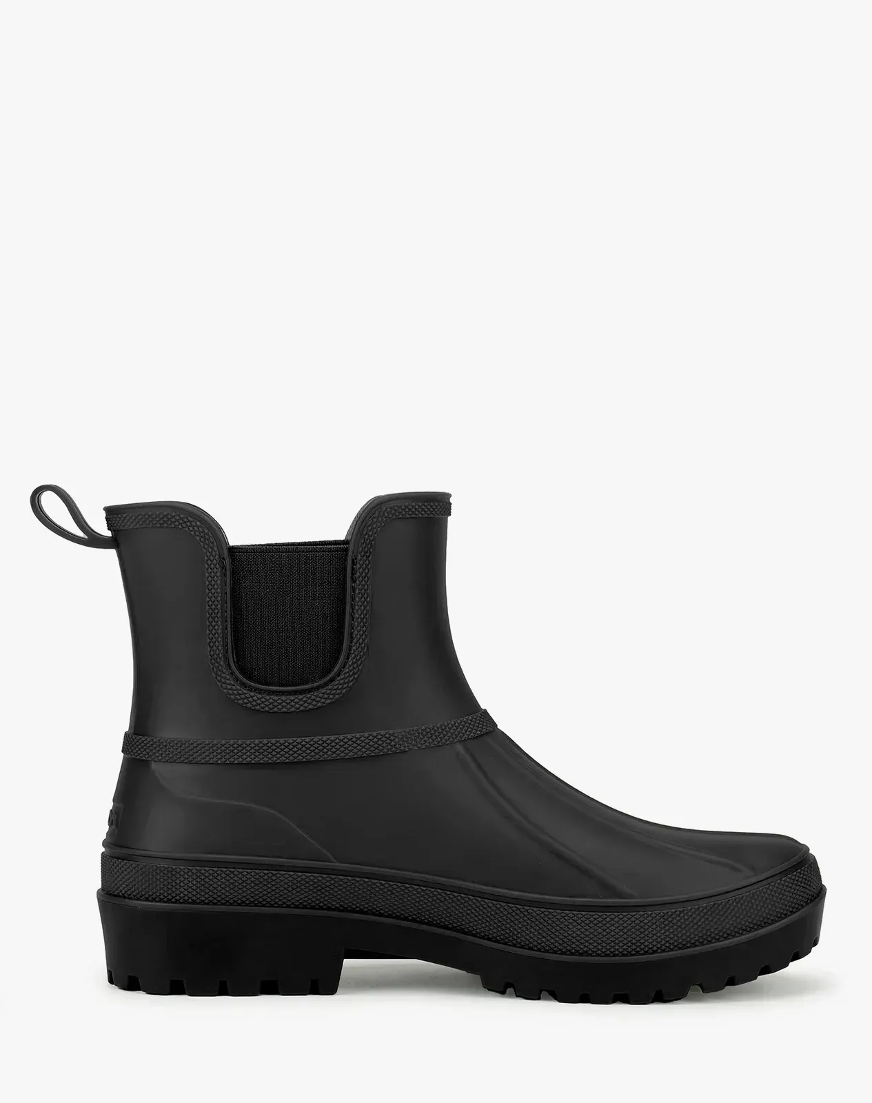Black Women's Waterproof Duck Rain Boots for XSX131WCP image 2