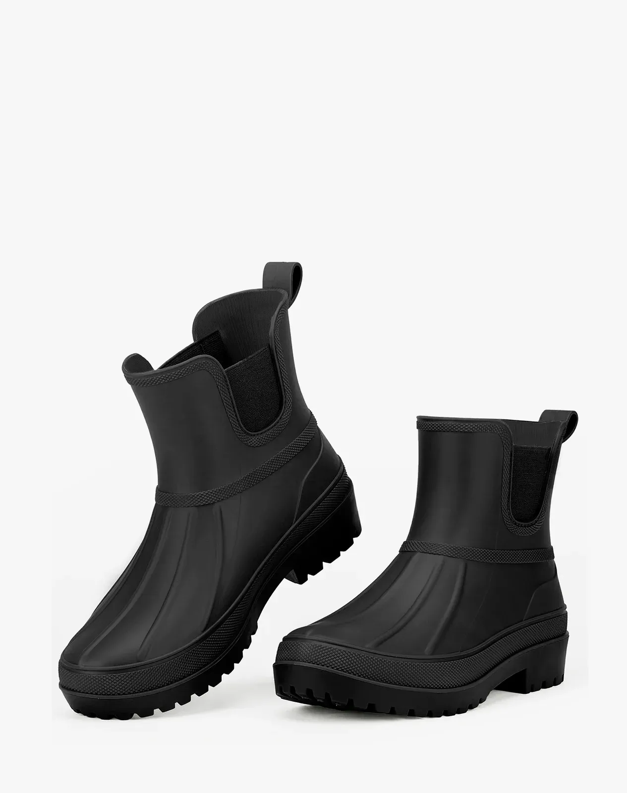 Women's Waterproof Duck Rain Boots for XSX131WCP image 5