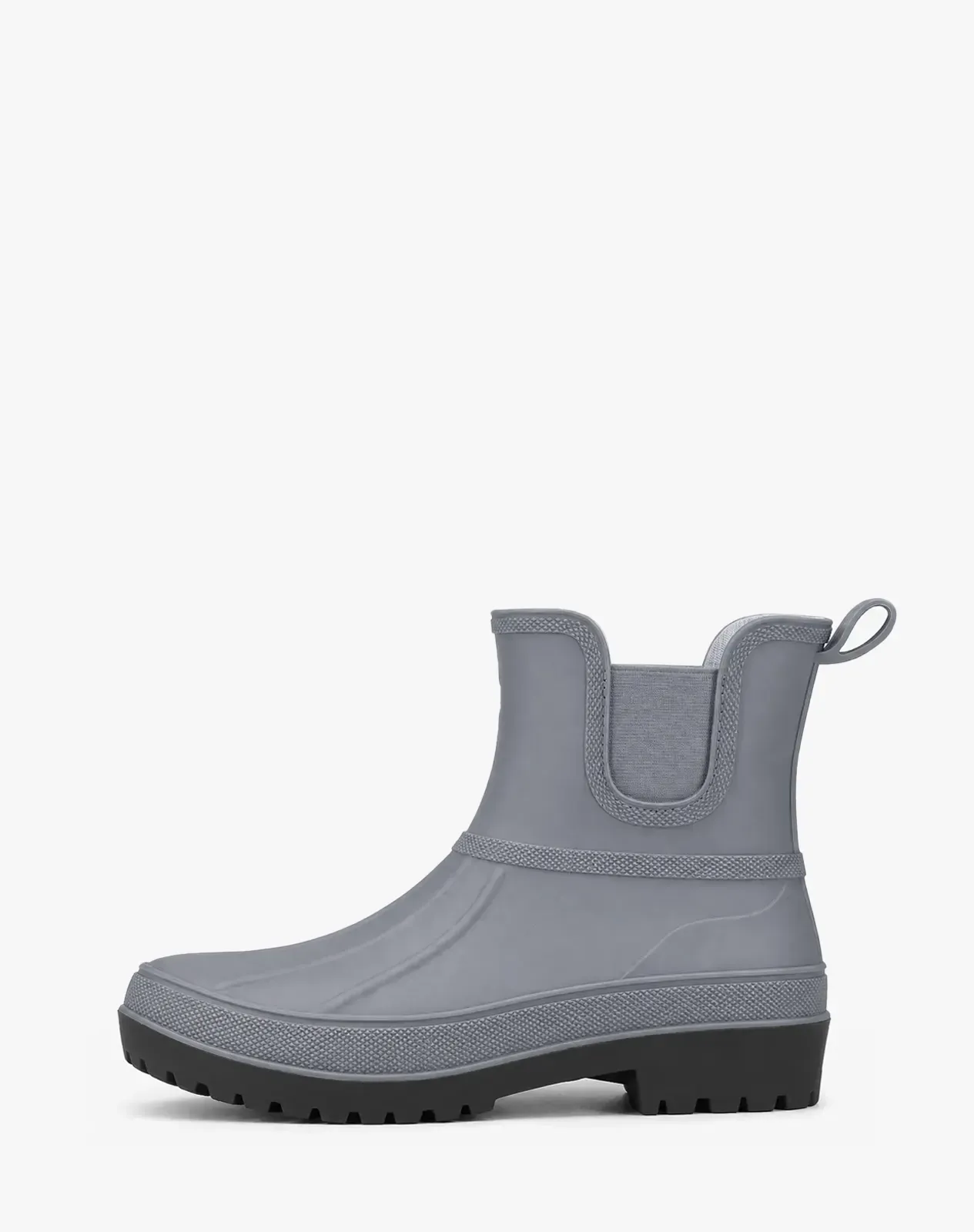 Grey Women's Waterproof Duck Rain Boots for XSX131WCP image 1