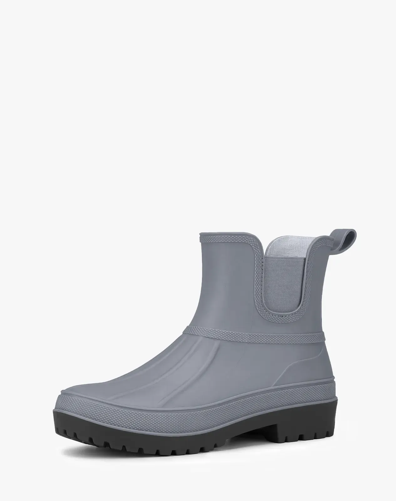 Grey Women's Waterproof Duck Rain Boots for XSX131WCP image 2