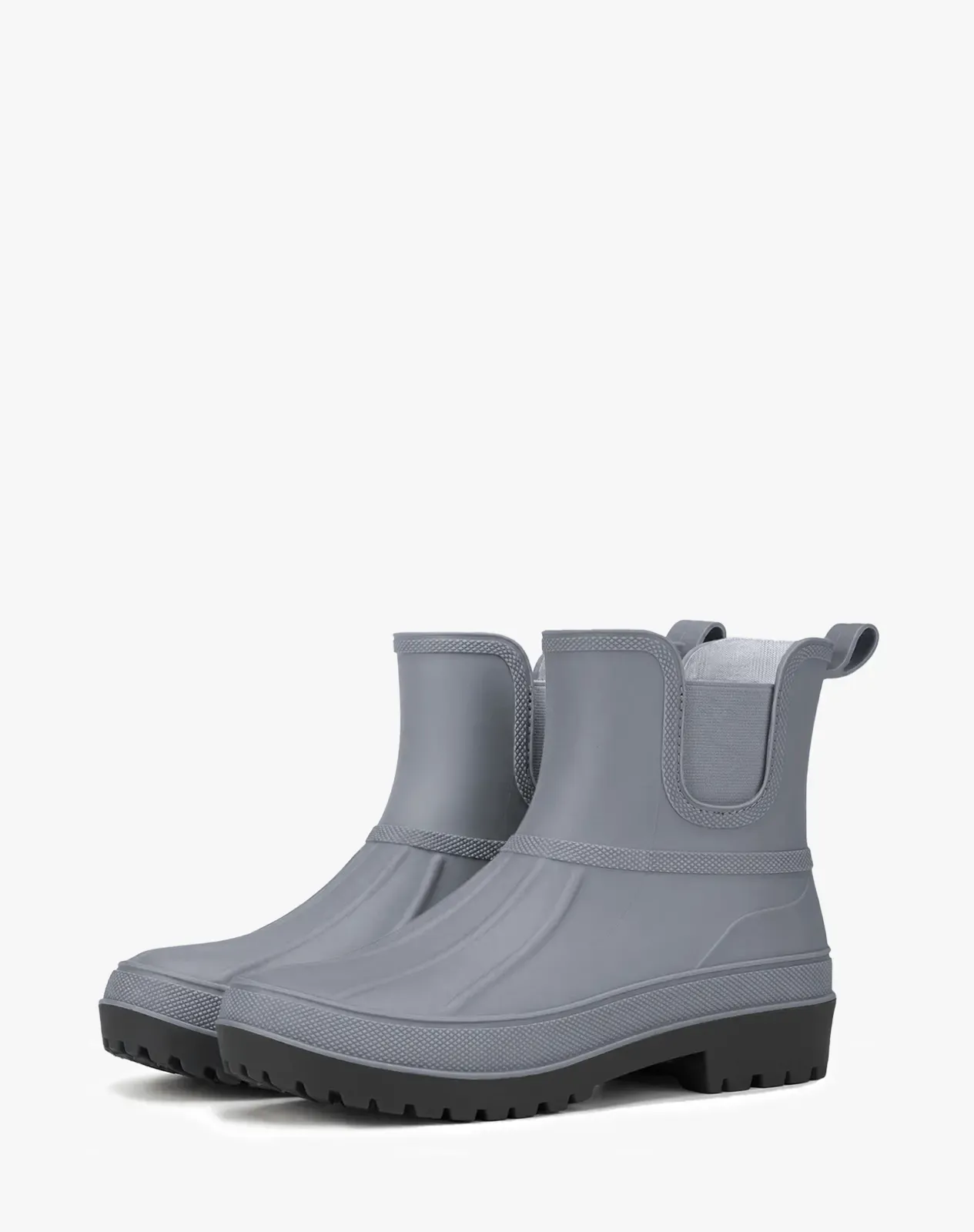 Grey Women's Waterproof Duck Rain Boots for XSX131WCP image 3