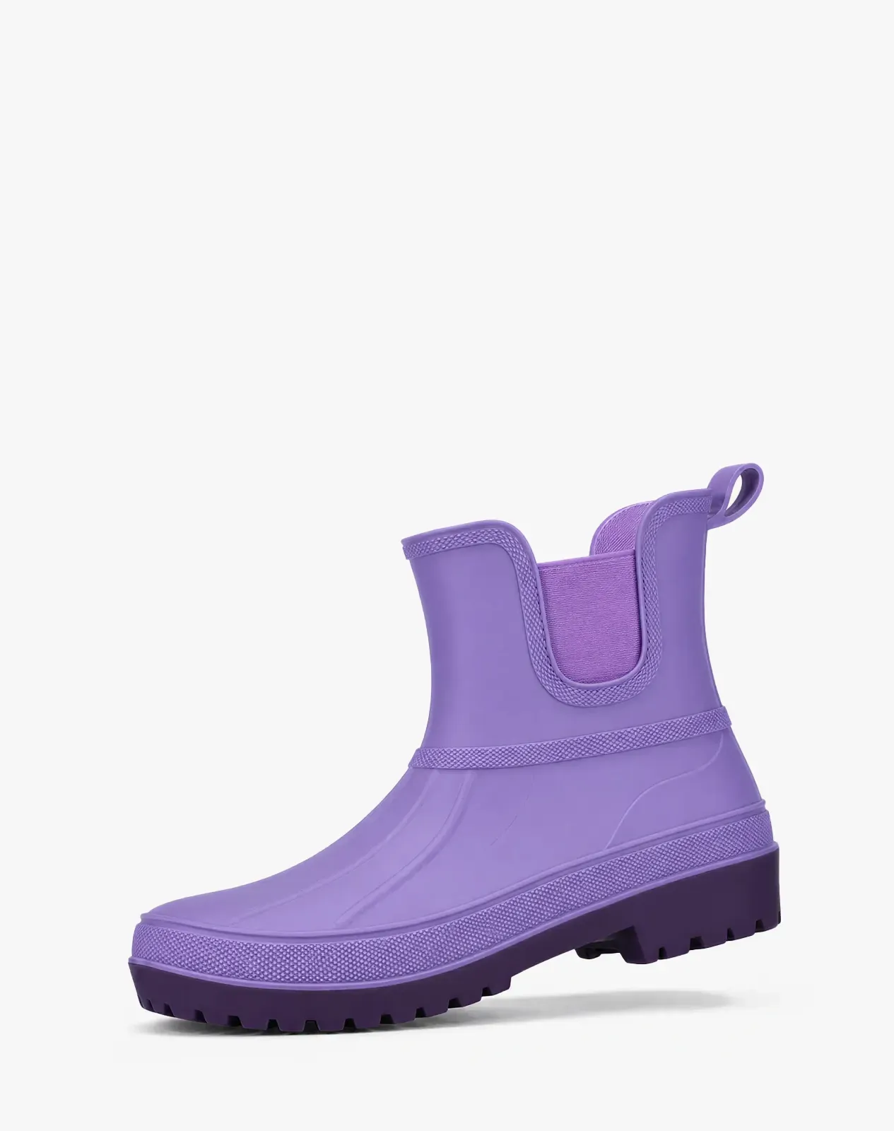Purple Women's Waterproof Duck Rain Boots for XSX131WCP image 5