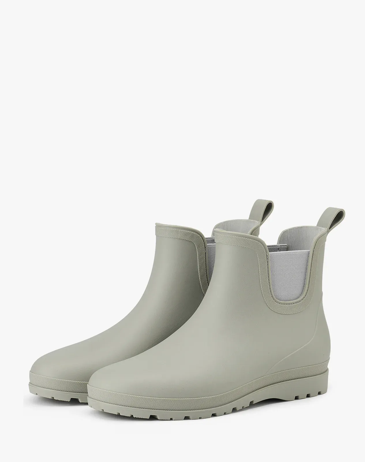 Grey Men's PVC Chelsea Rain Boots for XSX132CP image 4