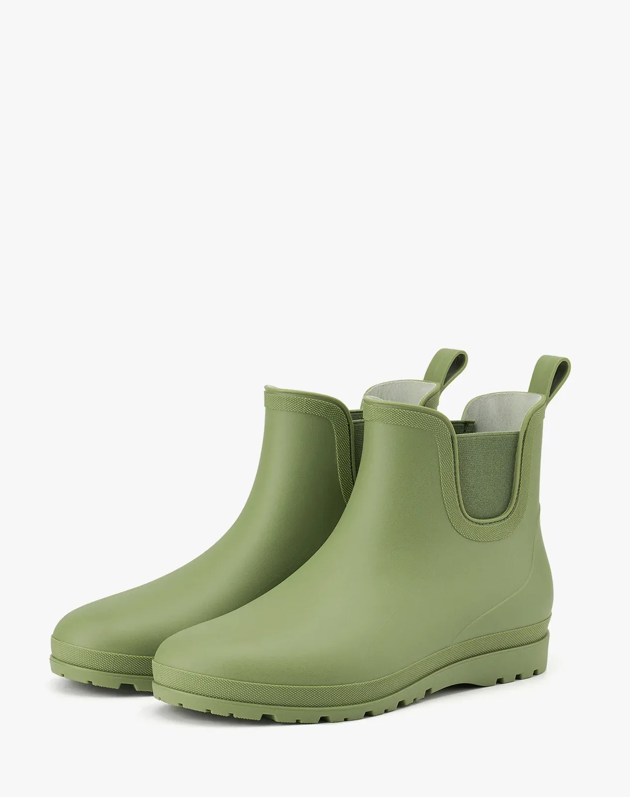 Green Men's PVC Chelsea Rain Boots for XSX132CP image 4