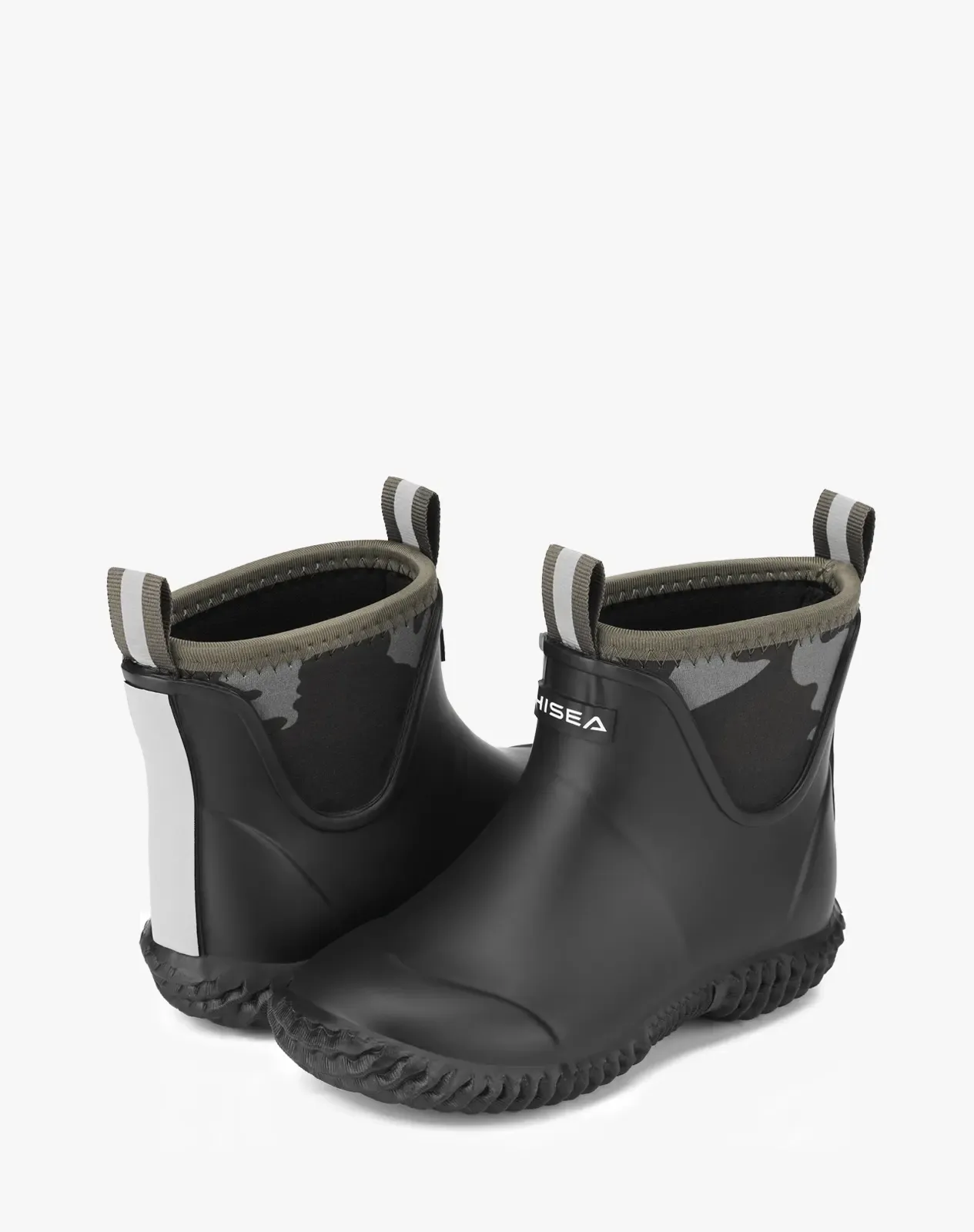 Camo 1 Kids' Waterproof Slip-On Garden Neoprene Rain Boots for XSX135KCP image 4
