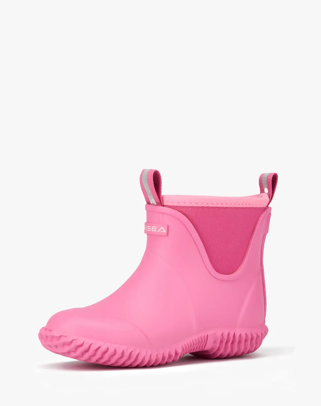 Pink Kids' Waterproof Slip-On Garden Neoprene Rain Boots for XSX135KCP image 1