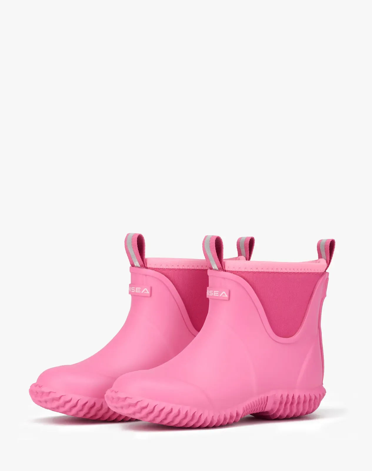 Pink Kids' Waterproof Slip-On Garden Neoprene Rain Boots for XSX135KCP image 3