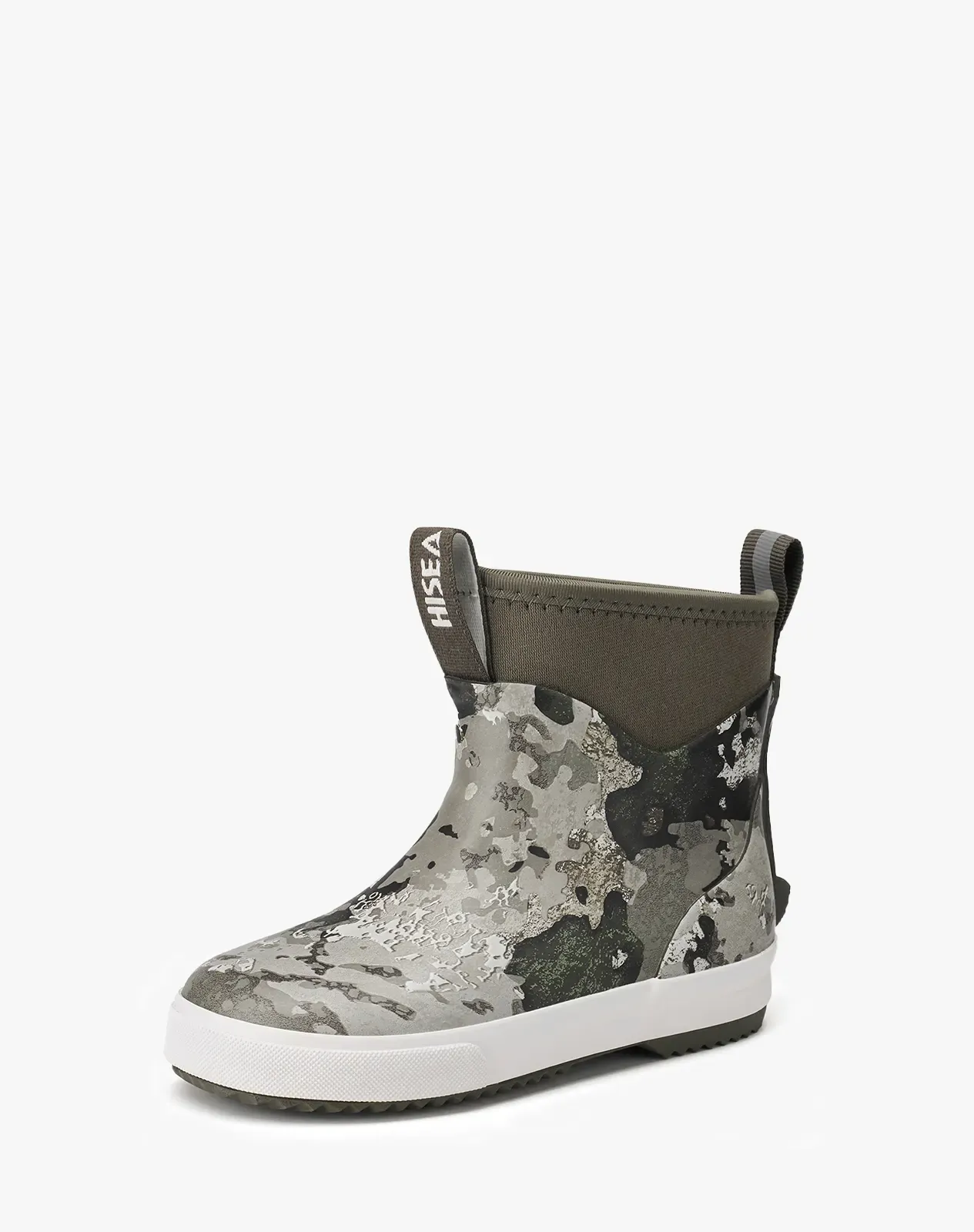 Camo 1 Kid's Ankle Waterproof Garden Boots Slip-On Deck Boots for XSX136KCP image 2