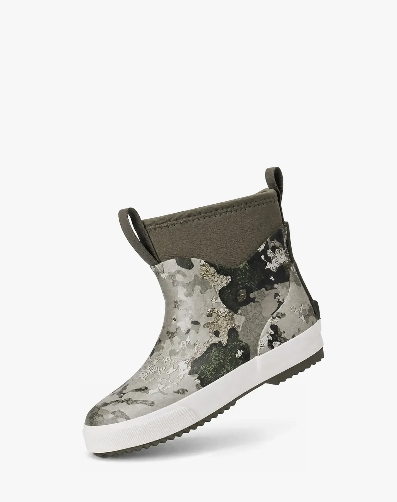 Camo 1 Kid's Ankle Waterproof Garden Boots Slip-On Deck Boots for XSX136KCP image 5