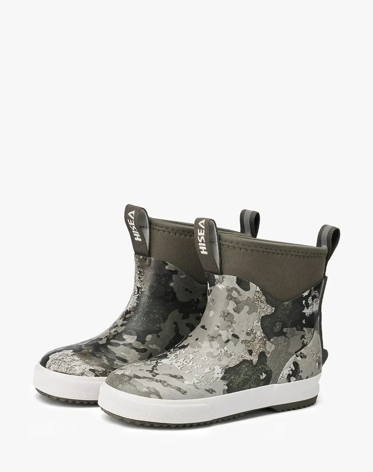 Camo 1 Kids' Ankle Waterproof Slip-On Garden Deck Boots for XSX136KCP image 5
