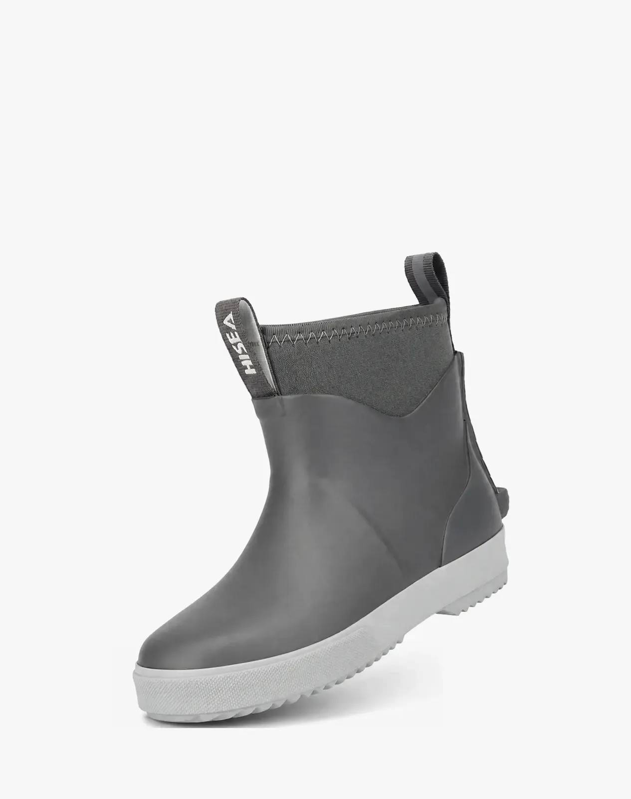 Grey Kid's Ankle Waterproof Garden Boots Slip-On Deck Boots for XSX136KCP image 5