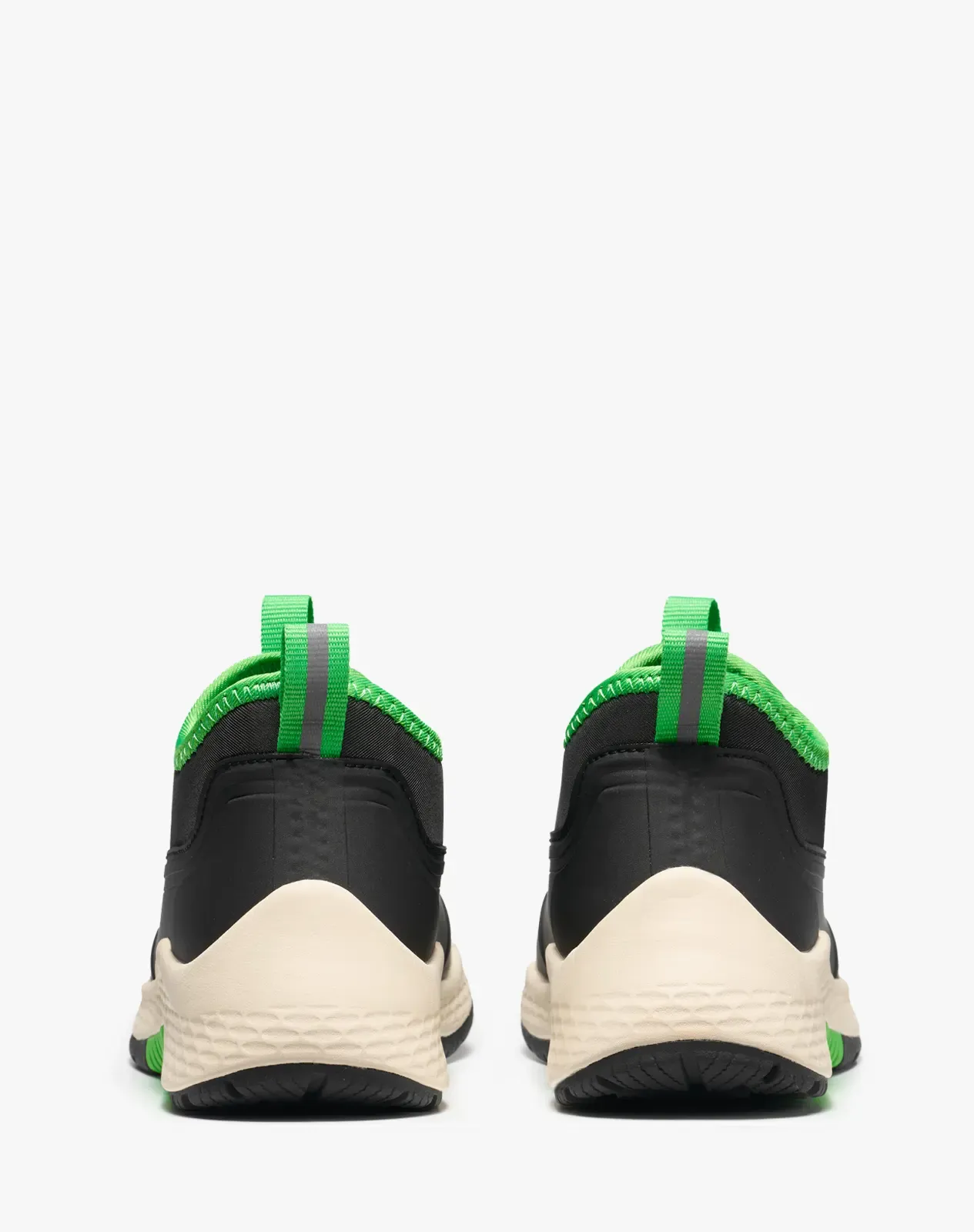 Green Kids' Ankle Waterproof Slip-On Rain Sneakers Boots for XSX141KCP image 5
