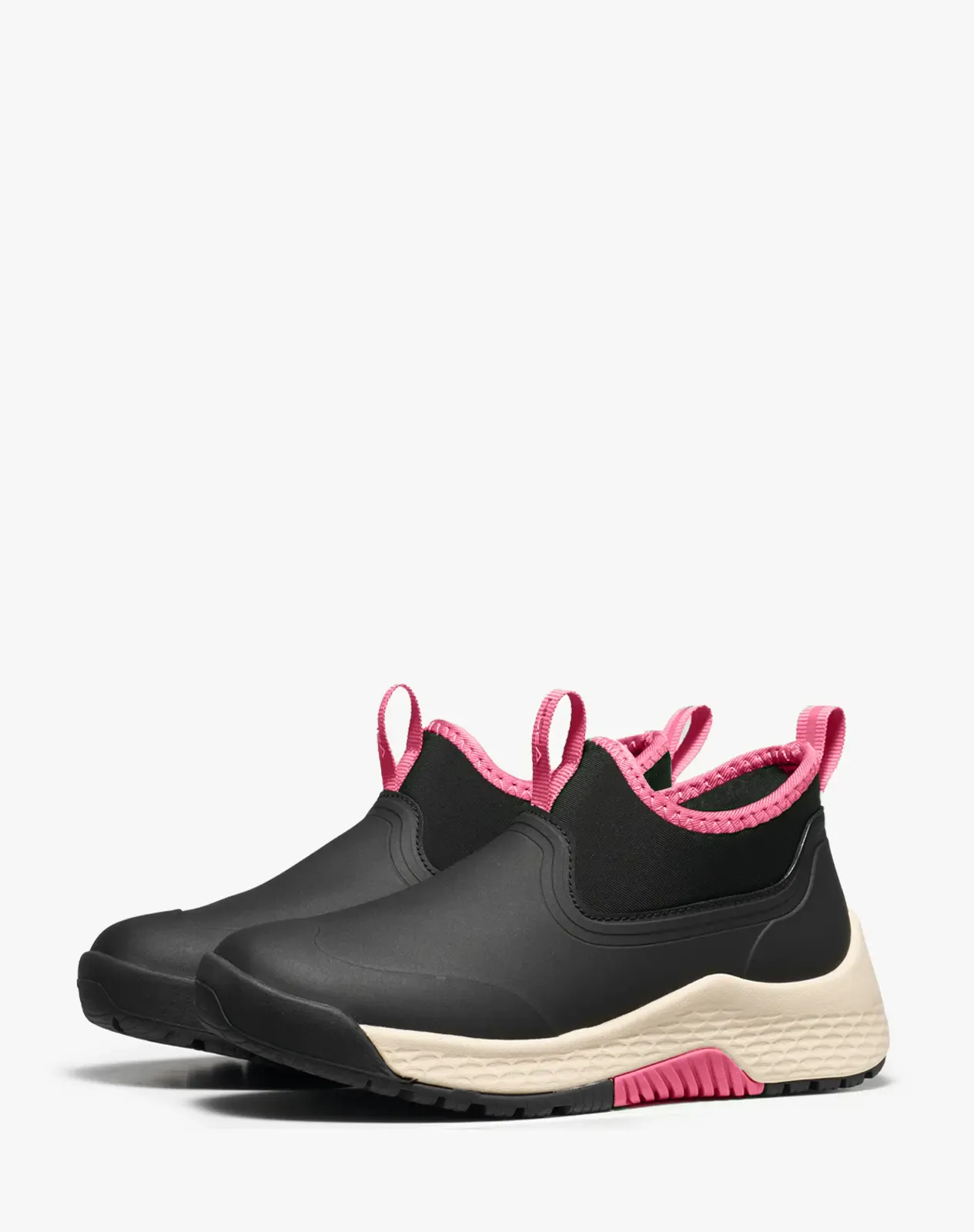 Pink Kids' Ankle Waterproof Slip-On Rain Sneakers Boots for XSX141KCP image 3
