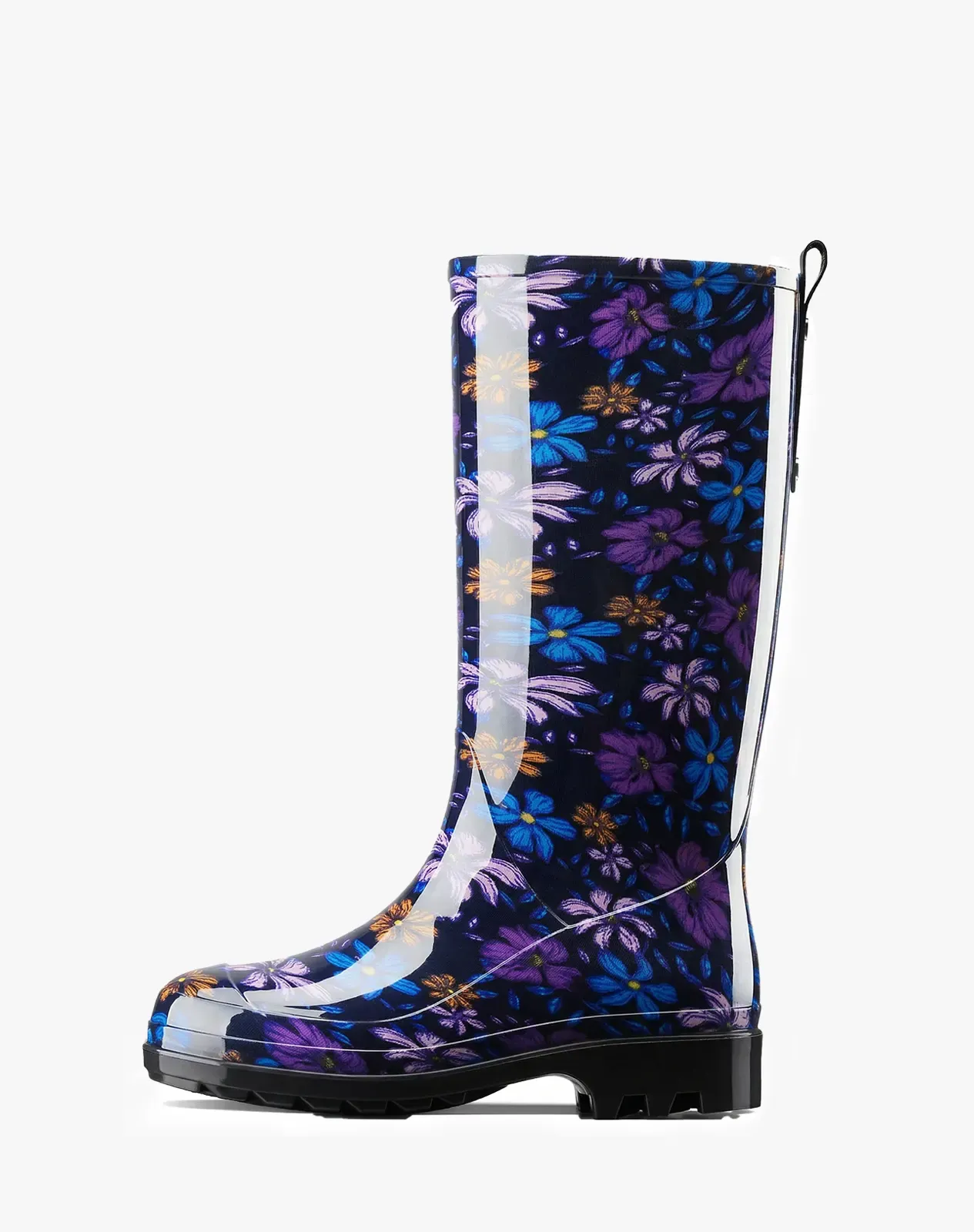 Purple Women's Mid-Calf Waterproof Garden Rain Boots for XSX142WCP image 2