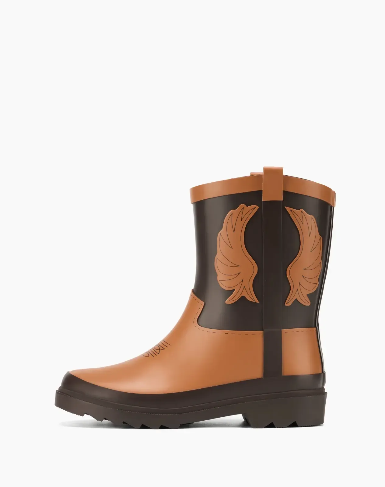 Kids' Western Cowboy Rain Boots for XSX144KCP image 1