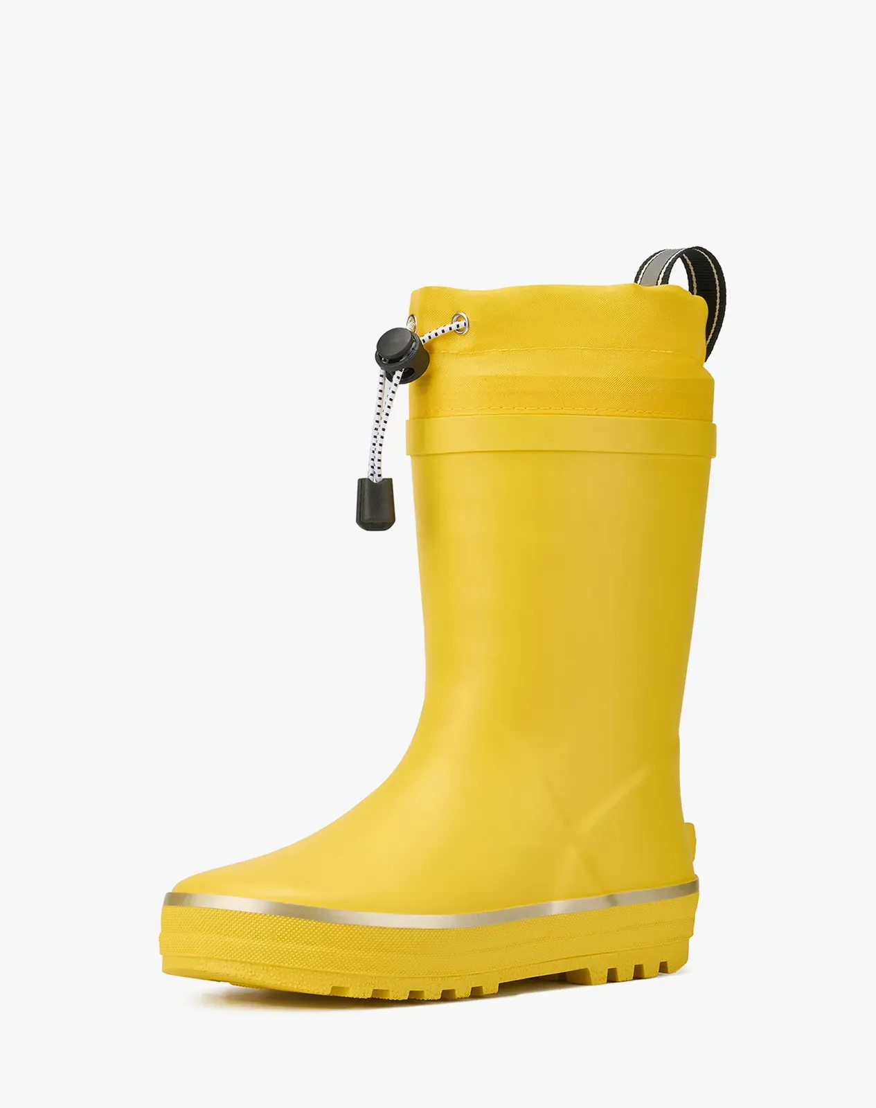 Yellow Kids' Waterproof Fleece-Lined Winter Boots for XSX149KCP image 2
