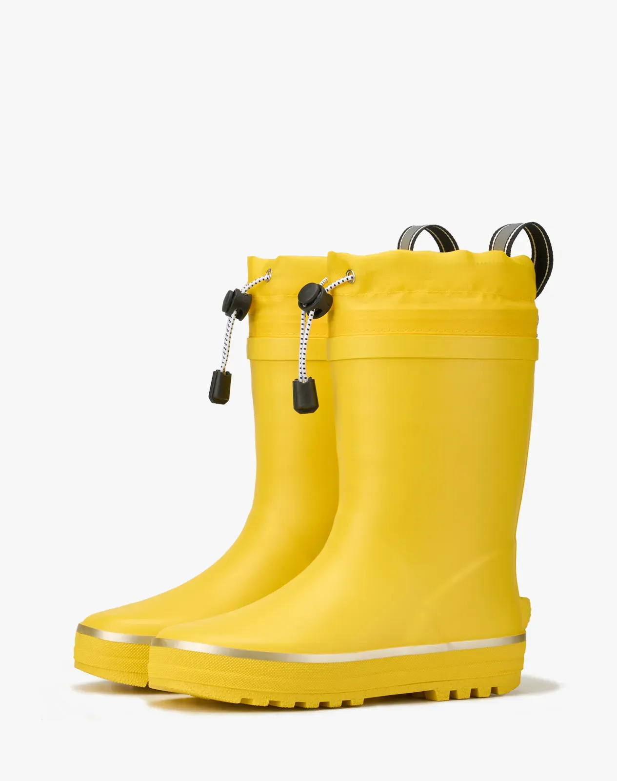 Yellow Kids' Waterproof Fleece-Lined Winter Boots for XSX149KCP image 5