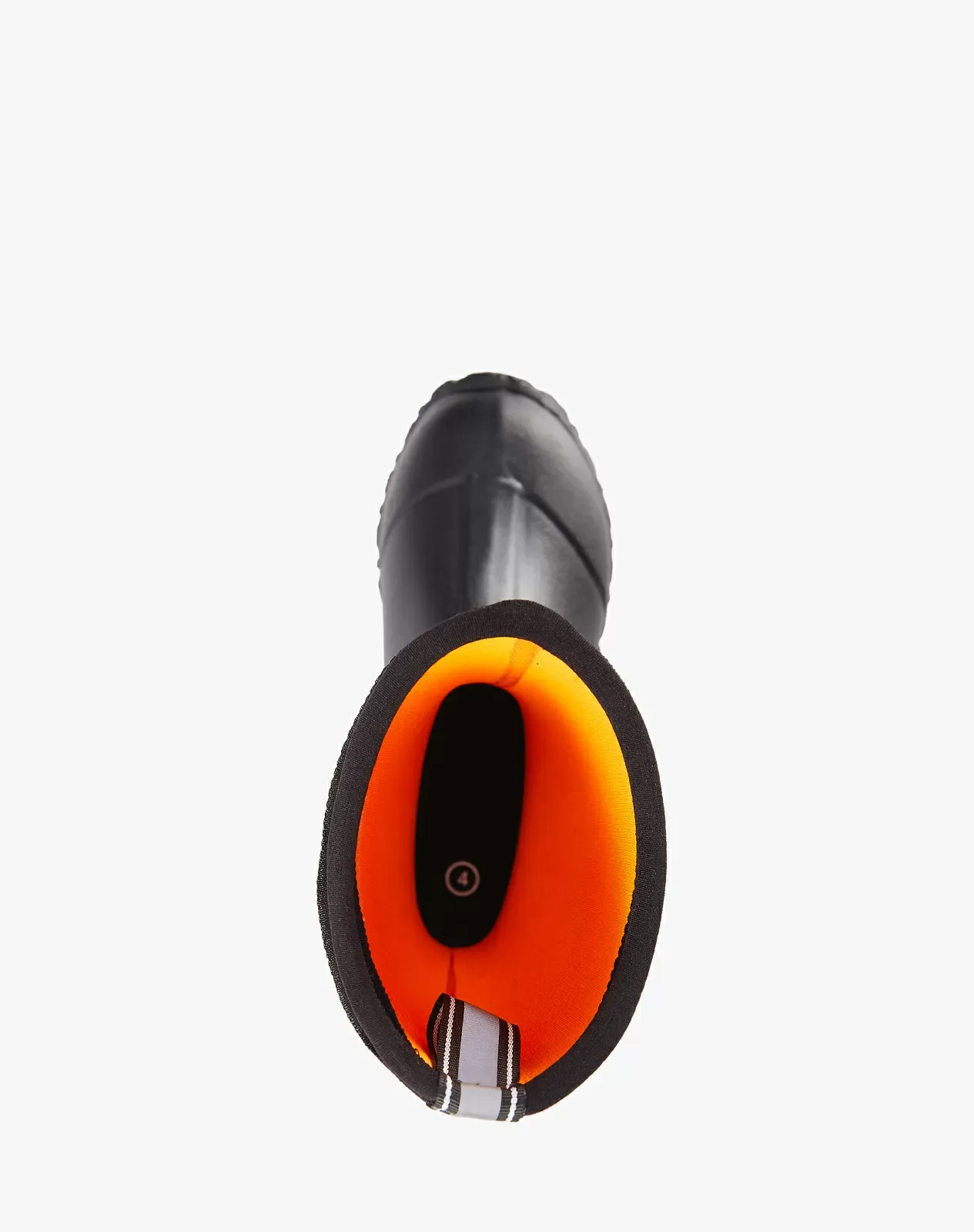 Black Kids'Waterproof Neoprene Rubber Rain Boots for XSX14TCP image 5
