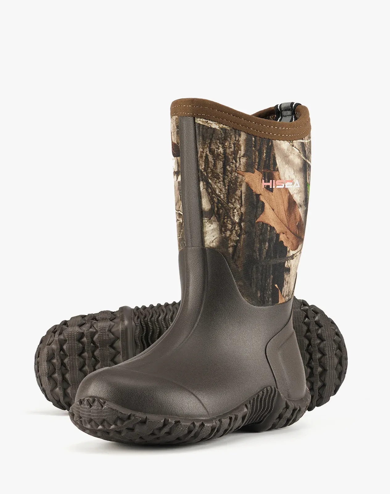 Camo 2 Kids' Waterproof Neoprene Rubber Rain Boots for XSX14TCP image 5
