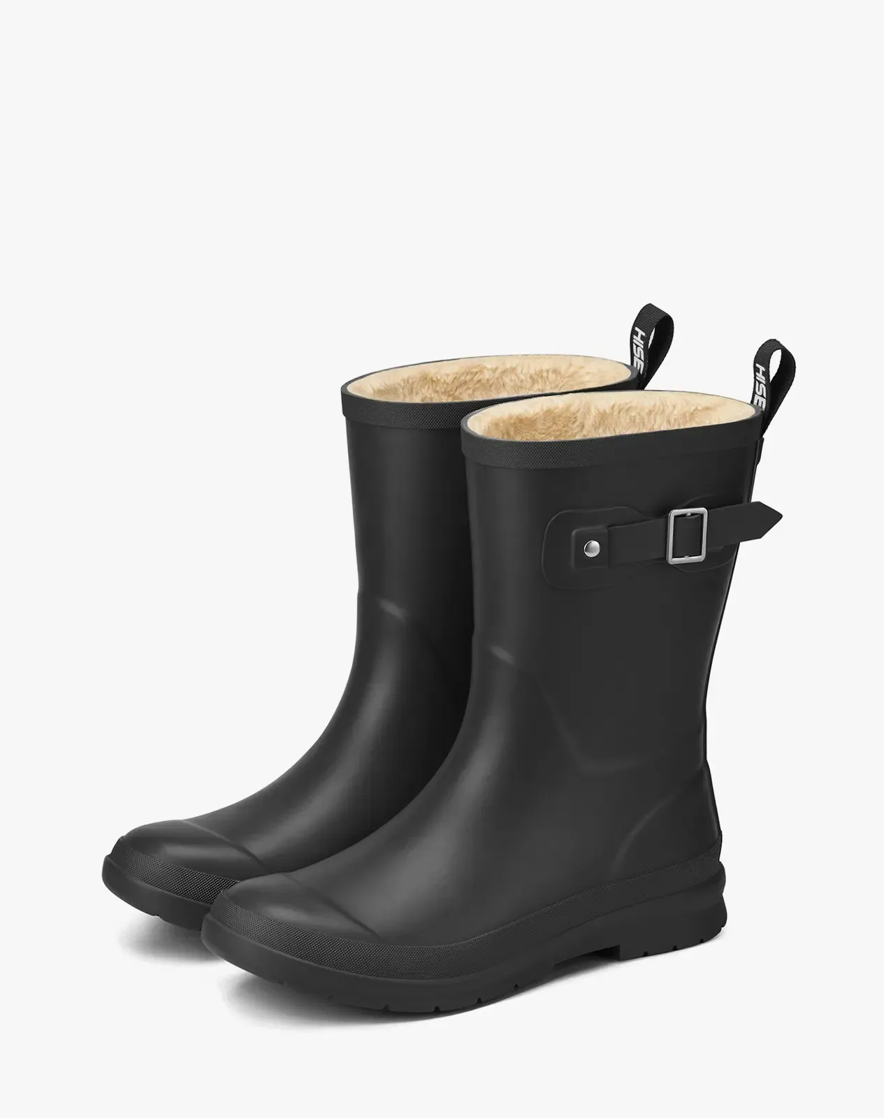 Women's Mid-Calf Waterproof Winter Rain Boots for XSX150WCP image 5