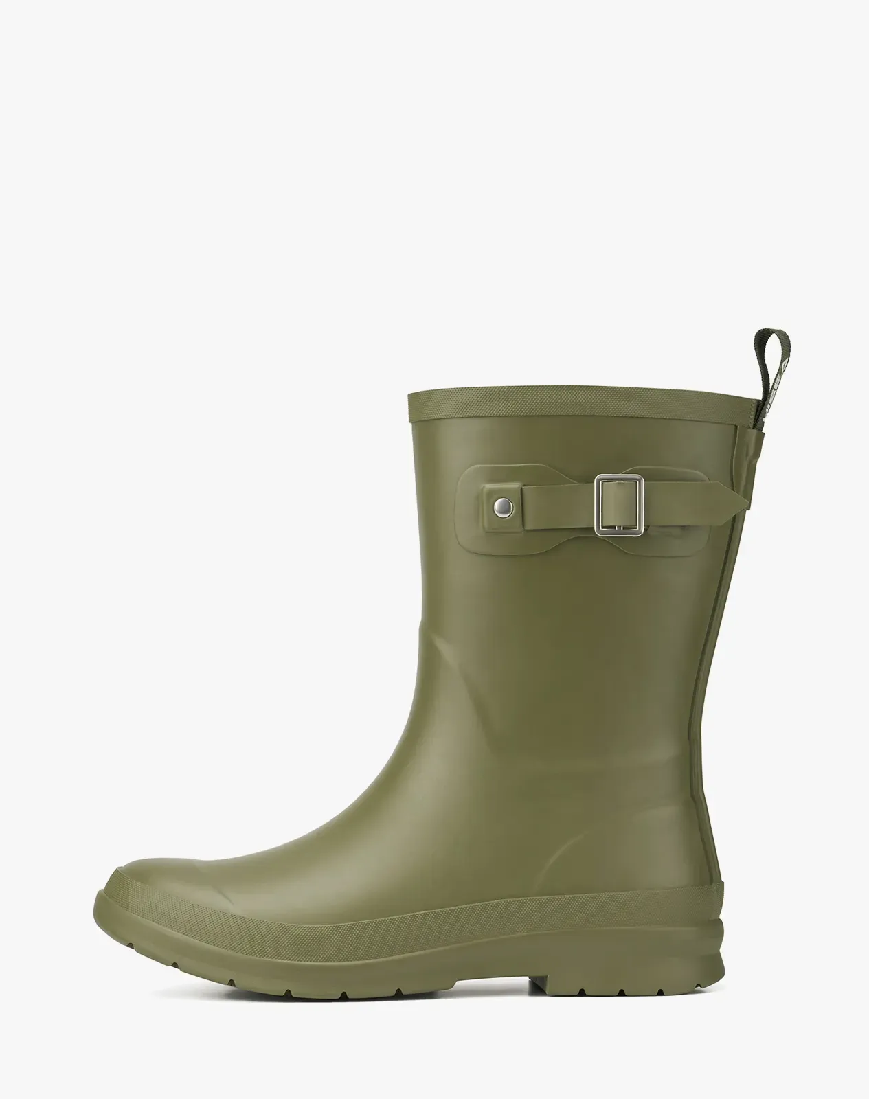 Green Women's Mid-Calf Waterproof Winter Rain Boots for XSX150WCP image 1
