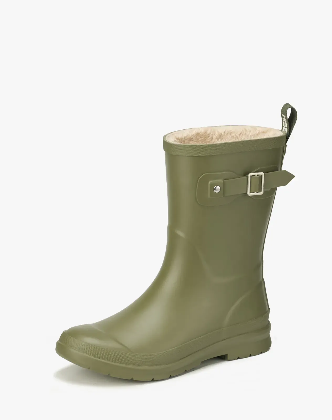 Green Women's Mid-Calf Waterproof Winter Rain Boots for XSX150WCP image 2