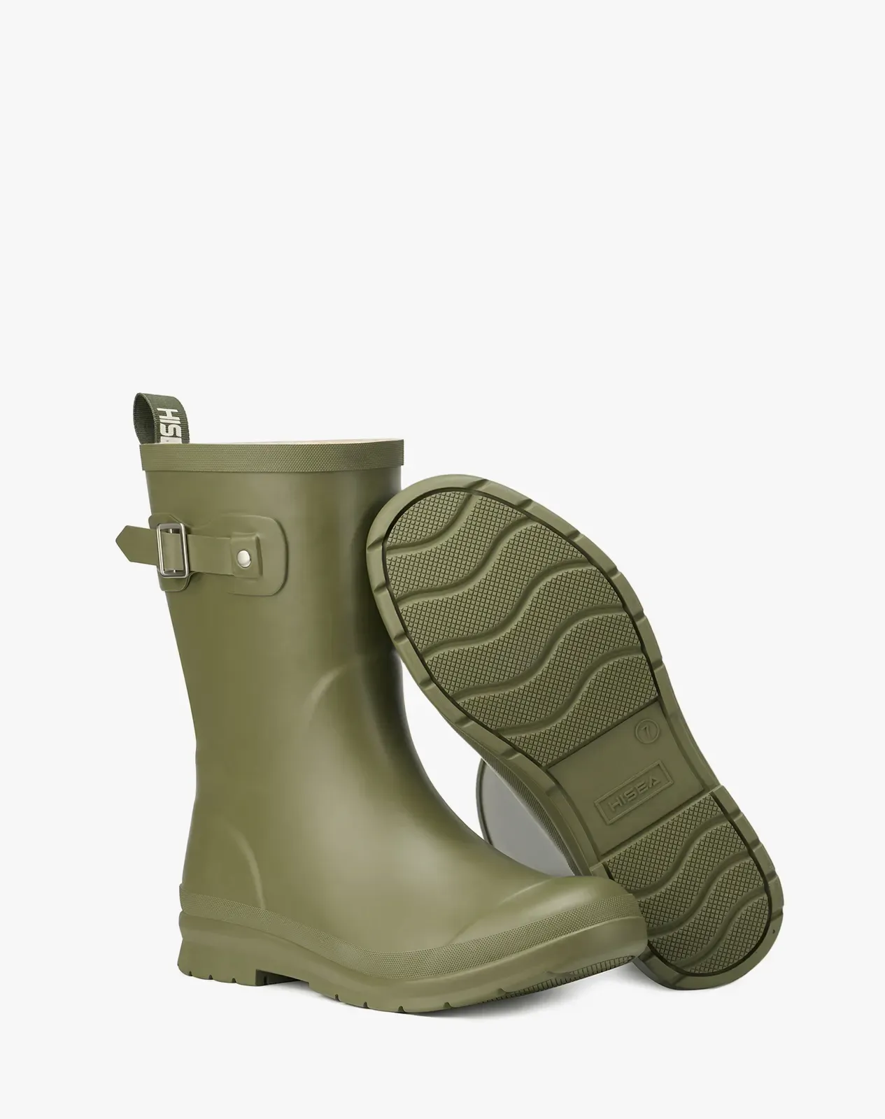 Green Women's Mid-Calf Waterproof Winter Rain Boots for XSX150WCP image 3