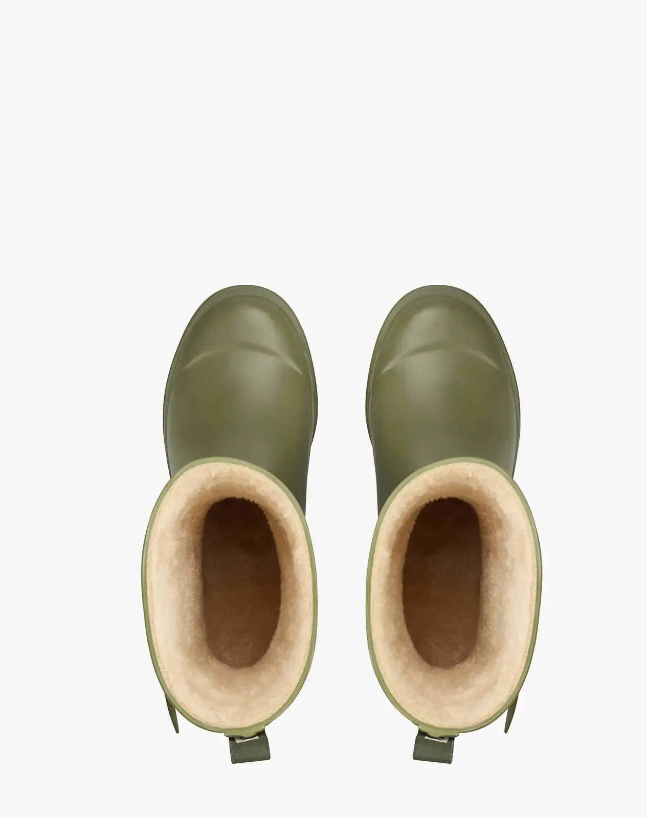 Green Women's Mid-Calf Waterproof Winter Rain Boots for XSX150WCP image 4