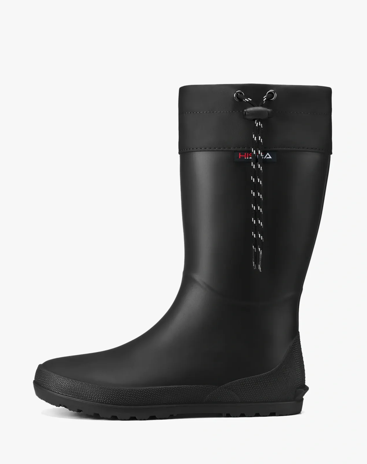 Black Women's Mid-Calf Waterproof Foldable Garden Rain Boots for XSX151WCP image 1