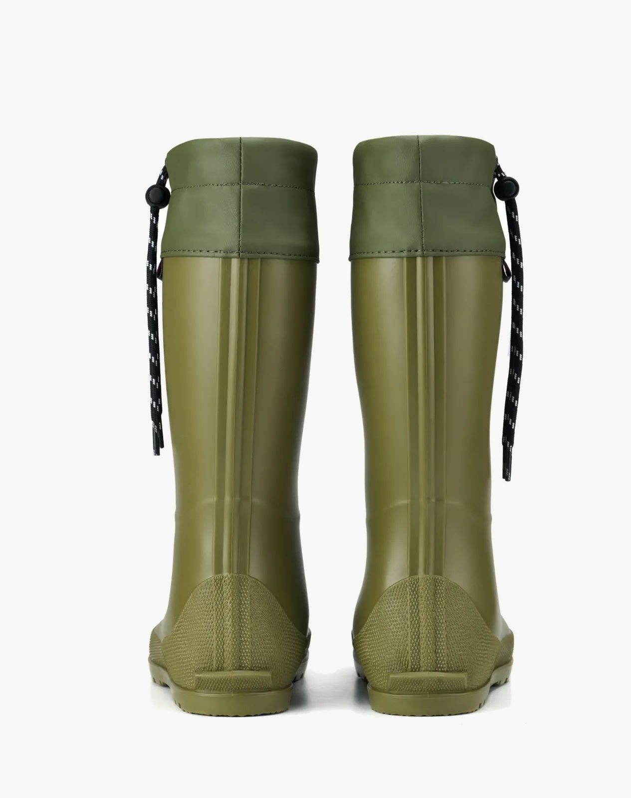 Green Women's Mid-Calf Waterproof Foldable Garden Rain Boots for XSX151WCP image 4