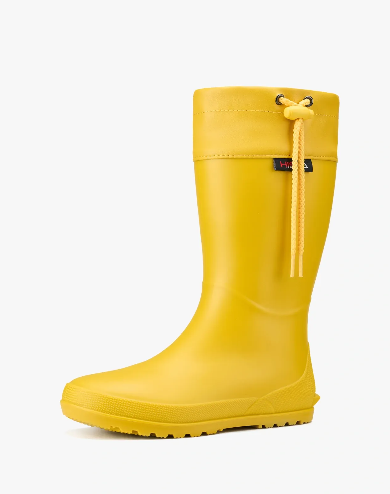 Yellow Women's Mid-Calf Waterproof Foldable Garden Rain Boots for XSX151WCP image 2