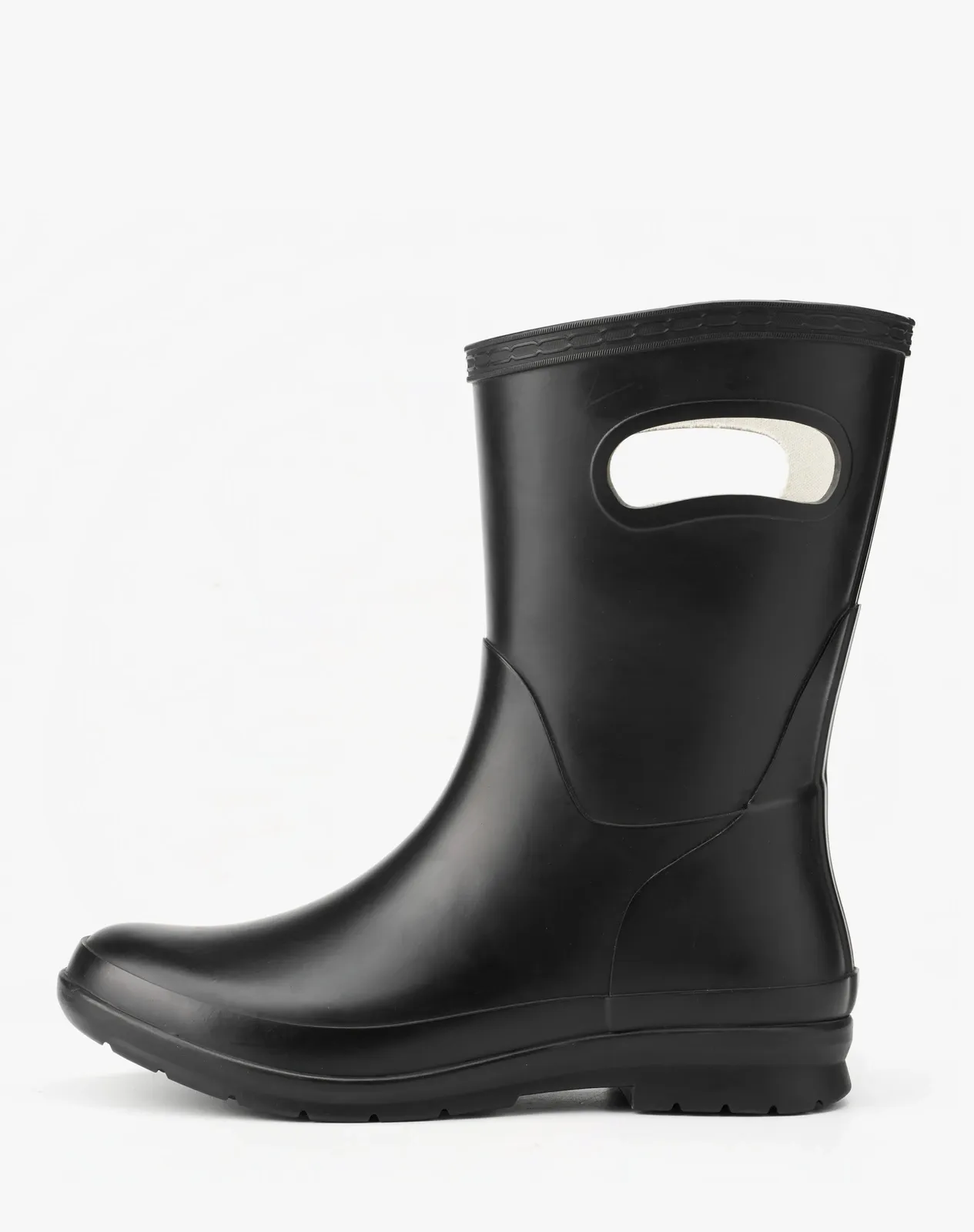 Women’s Waterproof Mid-Calf Garden Rain Boots With Pull Handles for XSX168WCP image 1