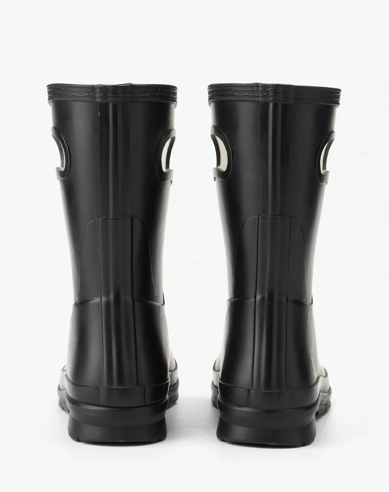 Women’s Waterproof Mid-Calf Garden Rain Boots With Pull Handles for XSX168WCP image 4