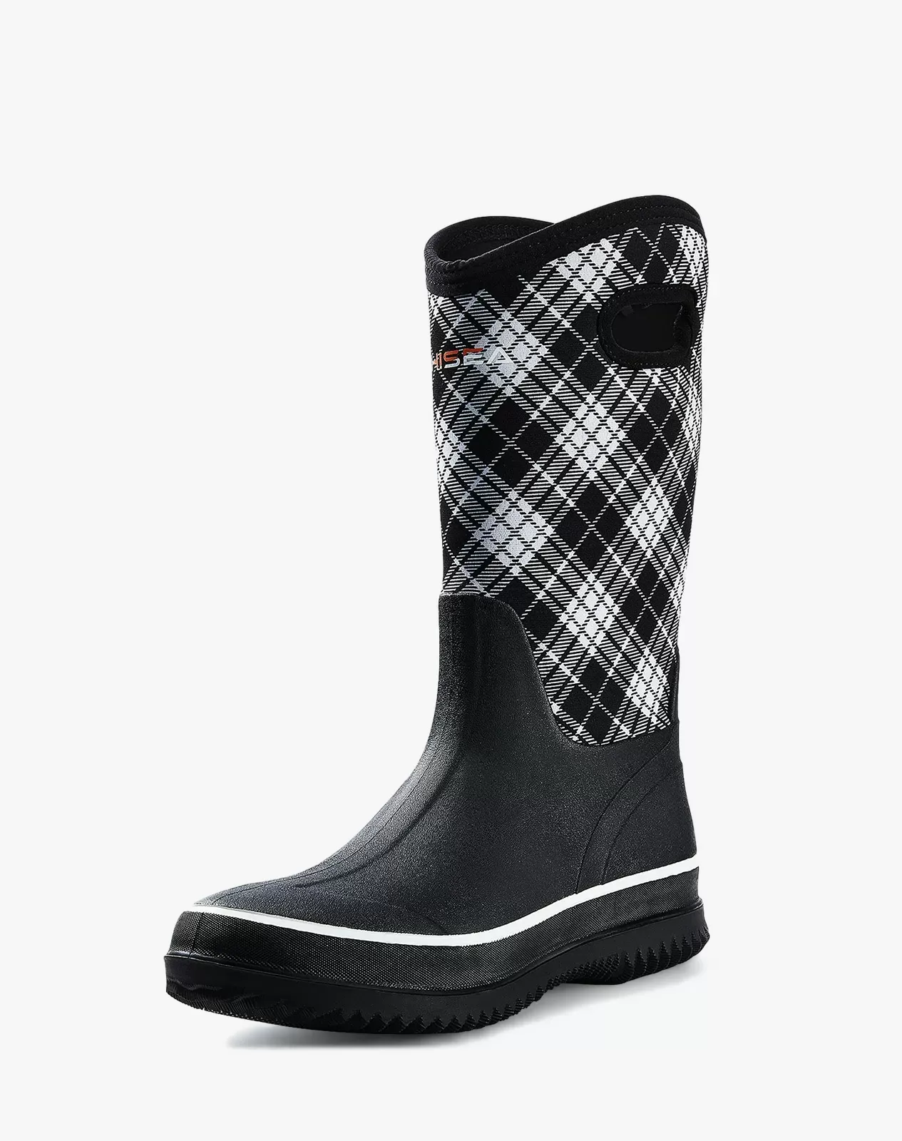 Plaid Women's Mid-Calf Barn Boots for XSX16WCP image 2