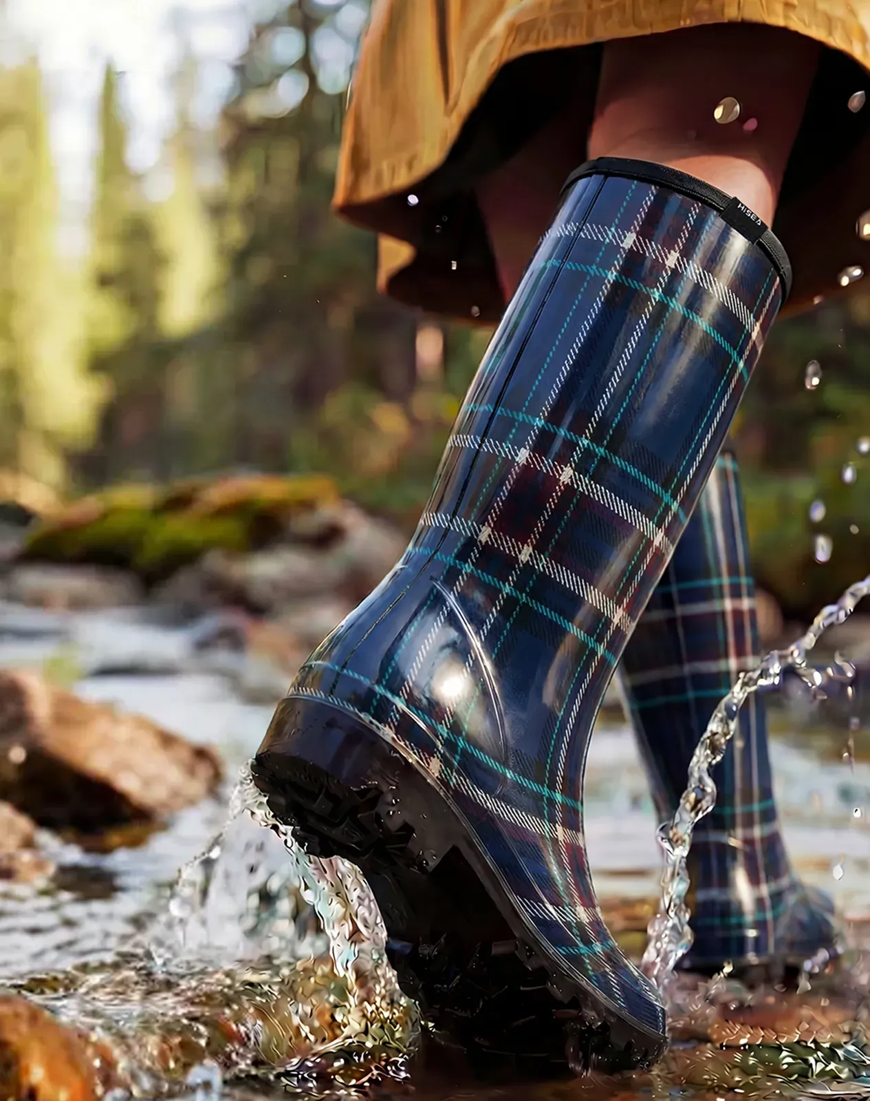 Women's Knee High Rain Boots for XSX25WCP image 6