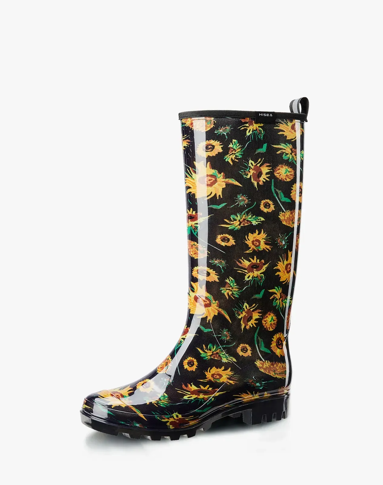 Printed 2 Women's Knee High Rain Boots for XSX25WCP image 2