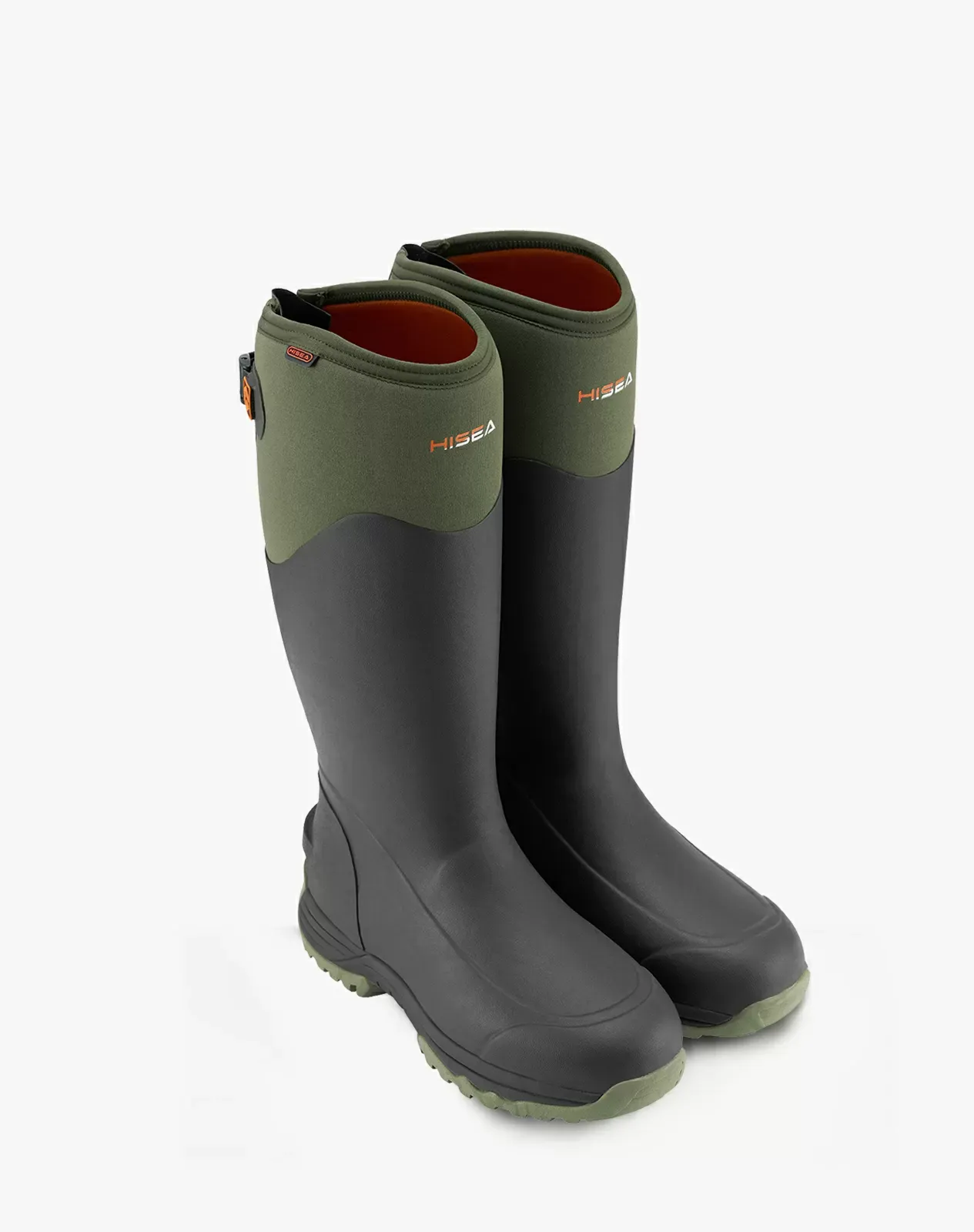 Green Men's Rubber Working Boots with EVA Midsoles for XSX26CP image 5