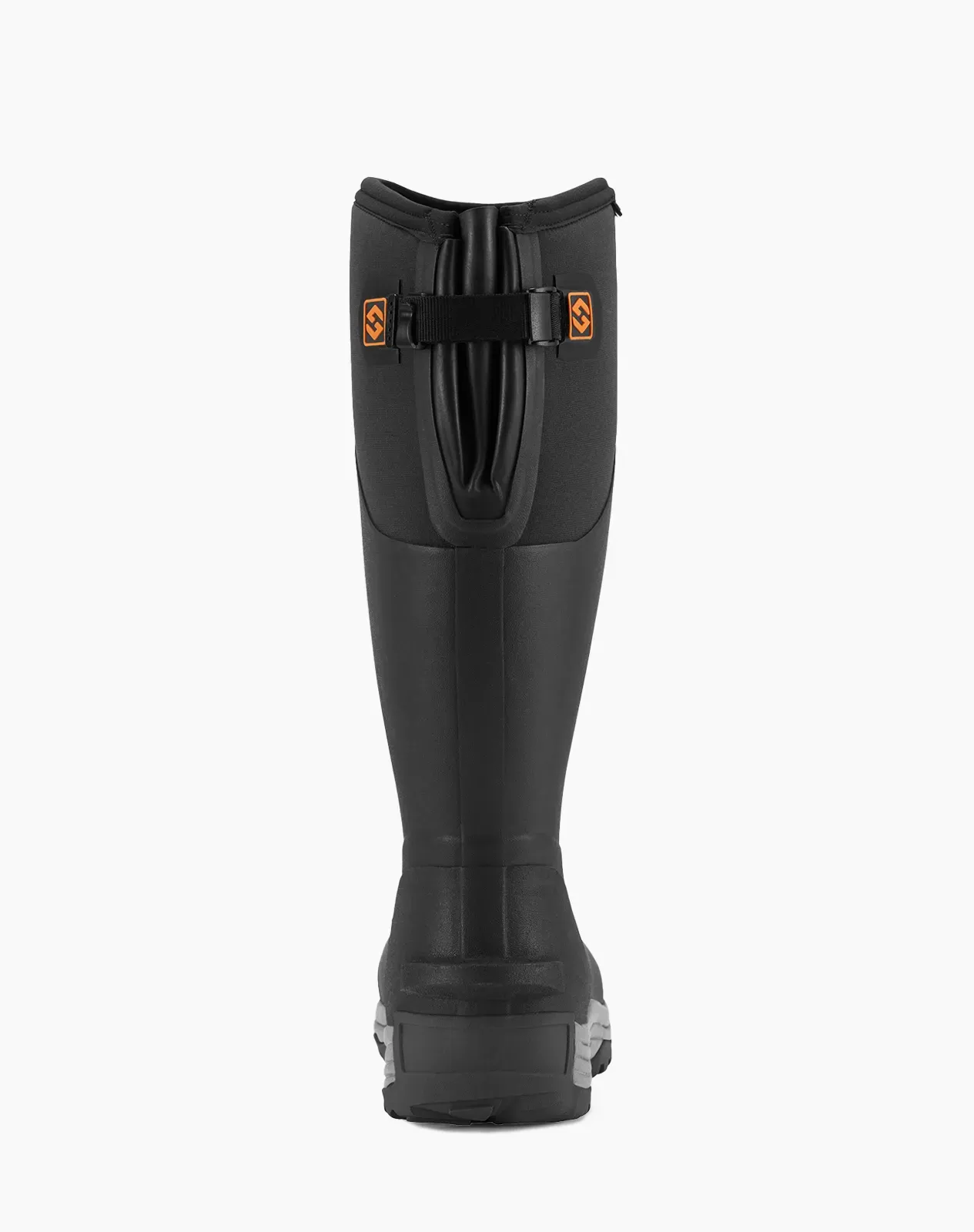 Black Men's Rubber Working Boots with EVA Midsoles for XSX26CP image 4