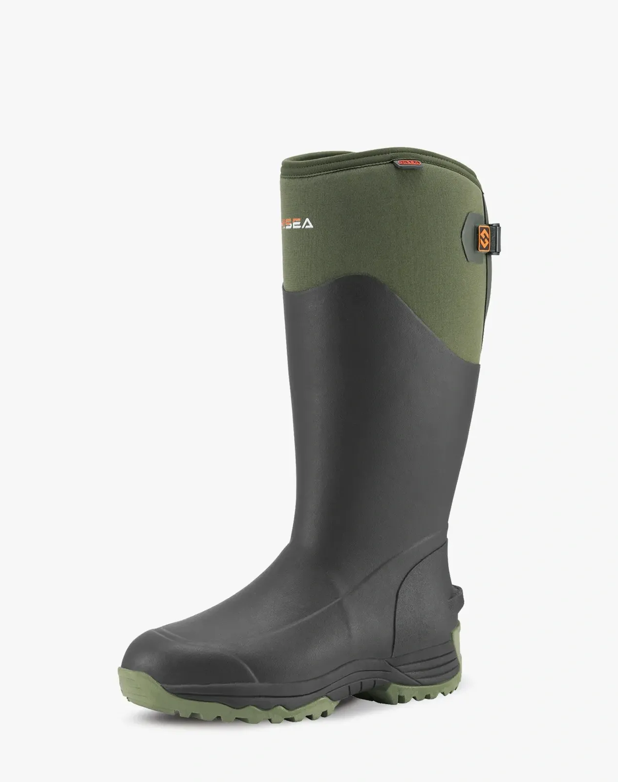 Green Men's Rubber Working Boots with EVA Midsoles for XSX26CP image 2